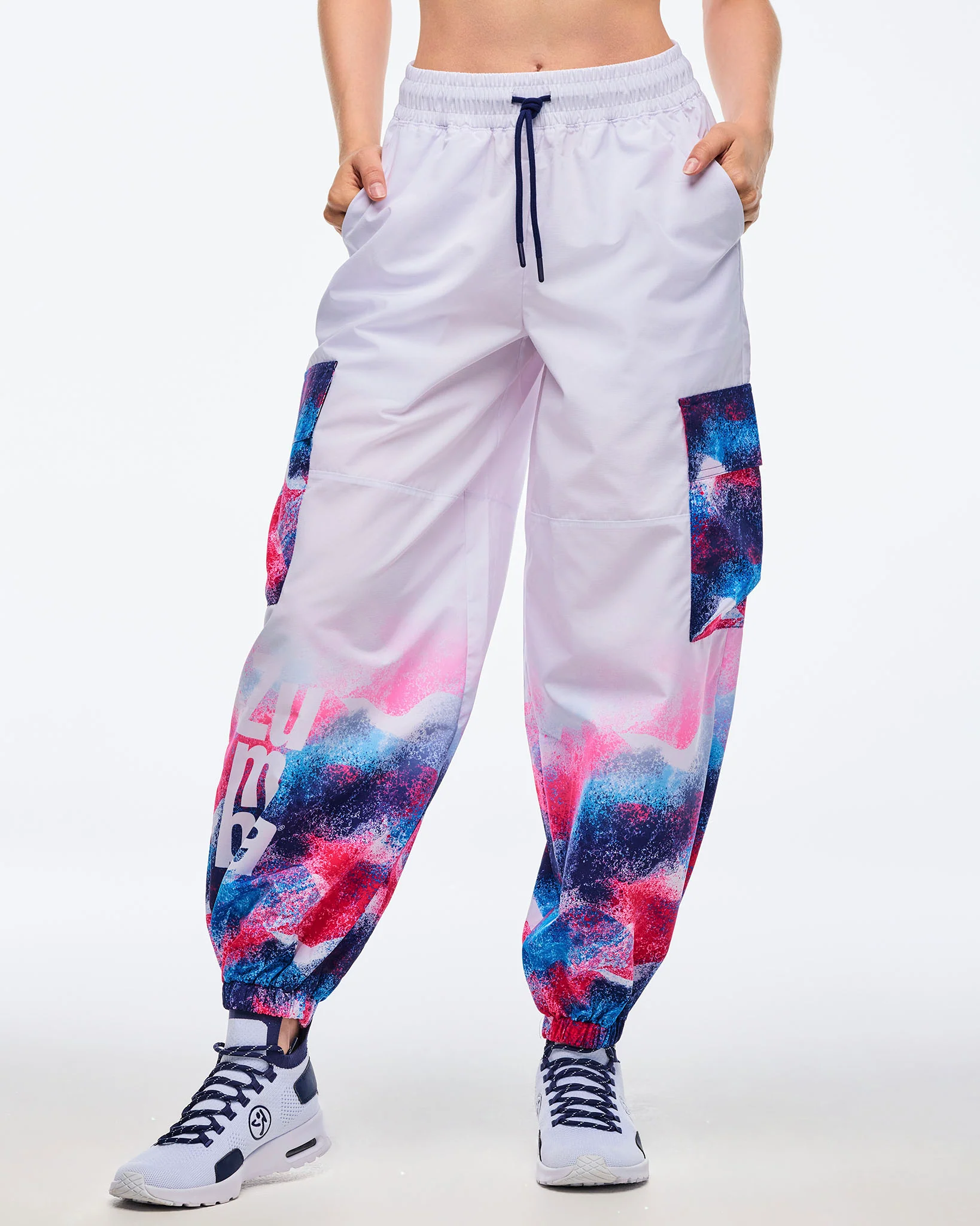 Apres Zumba Baggy Parachute Cargo Pants - Image 3