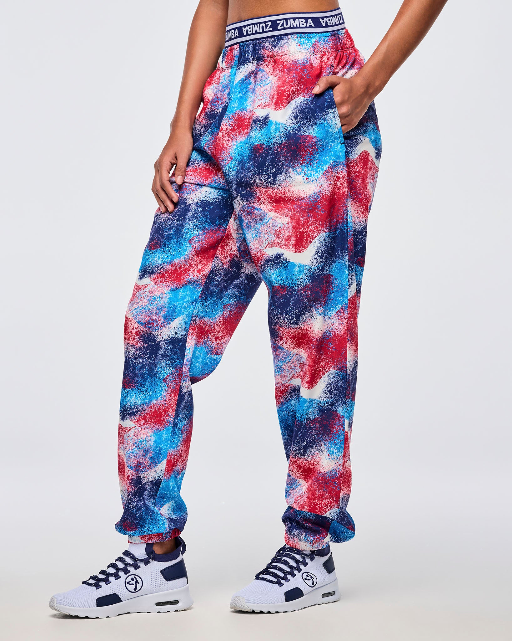 Apres Zumba Double Waisted Slouch Woven Pants - Image 3
