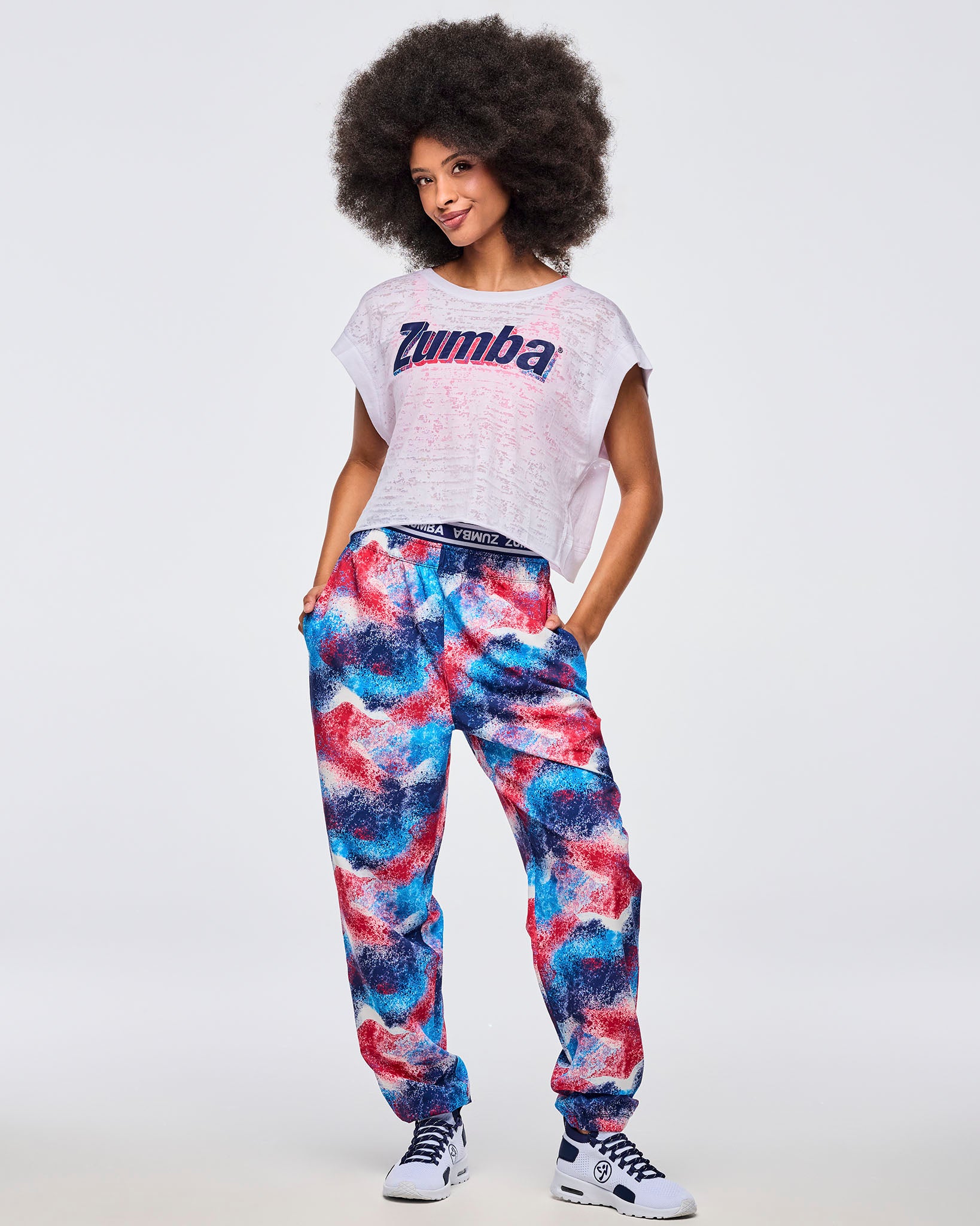 Apres Zumba Double Waisted Slouch Woven Pants - Image 4
