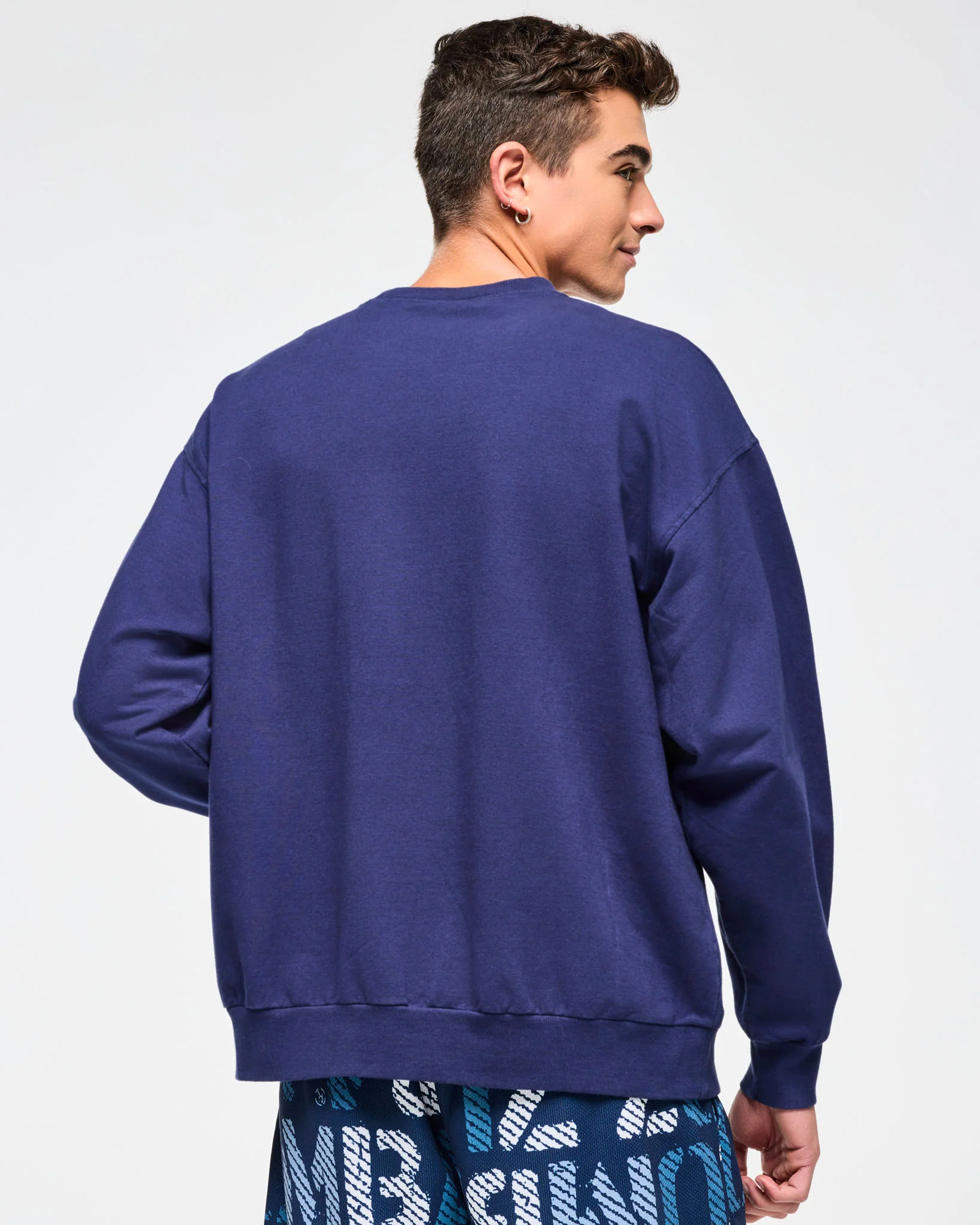 Blue Jean Men's Pullover Sweatshirt - Image 2
