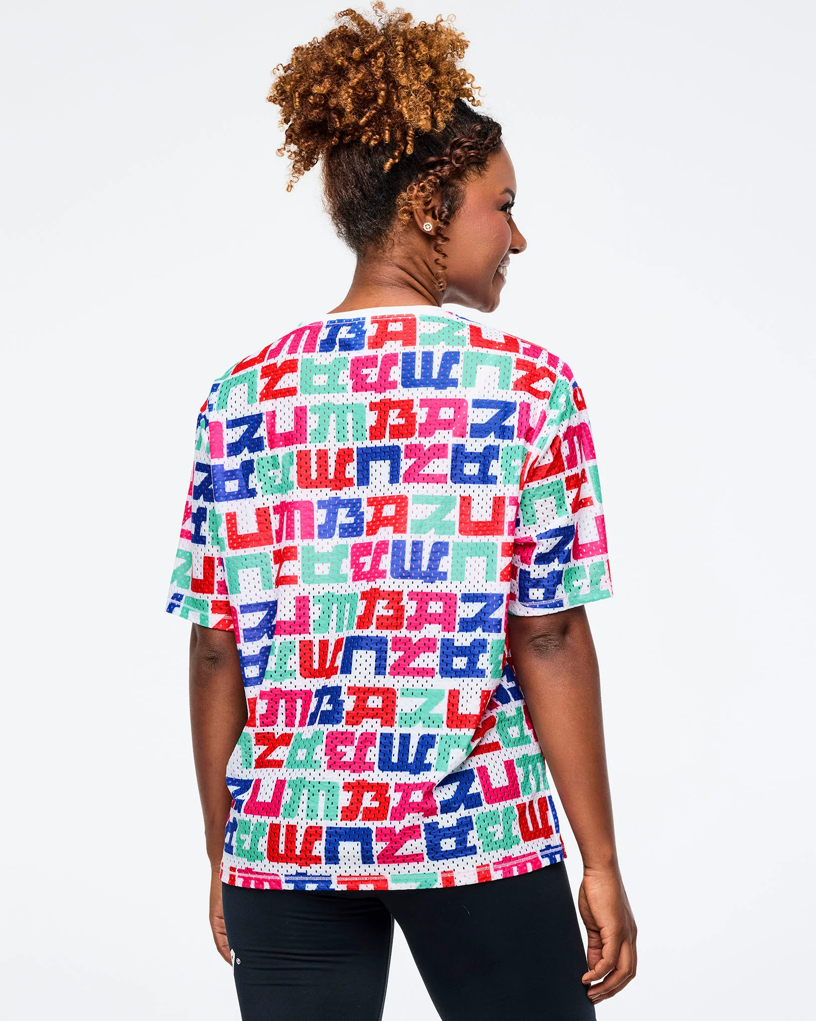 Eastern Flavor Boxy Mesh Top With Side Slits - Image 2