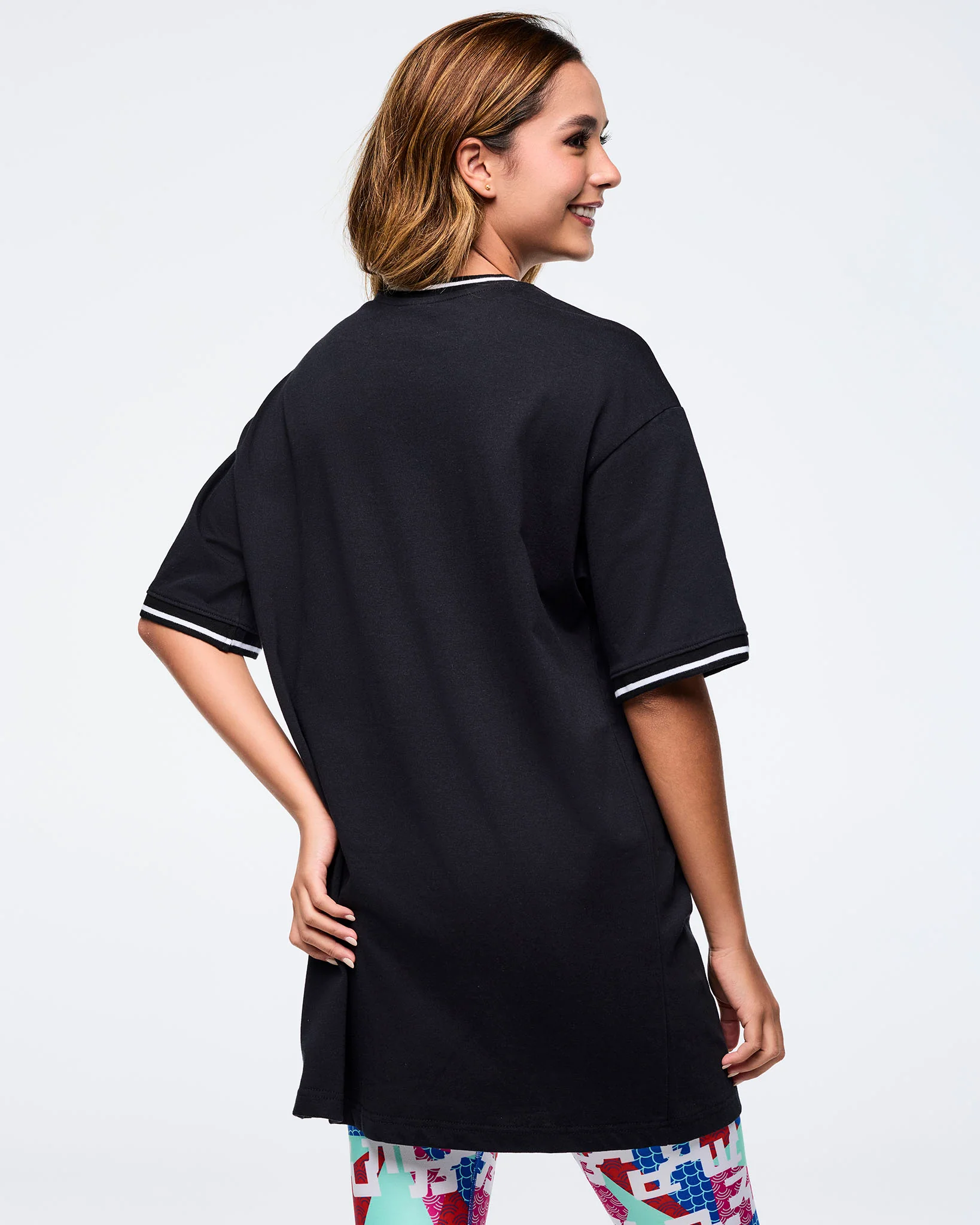 Eastern Flavor Extra Long Oversized Tee - Image 3