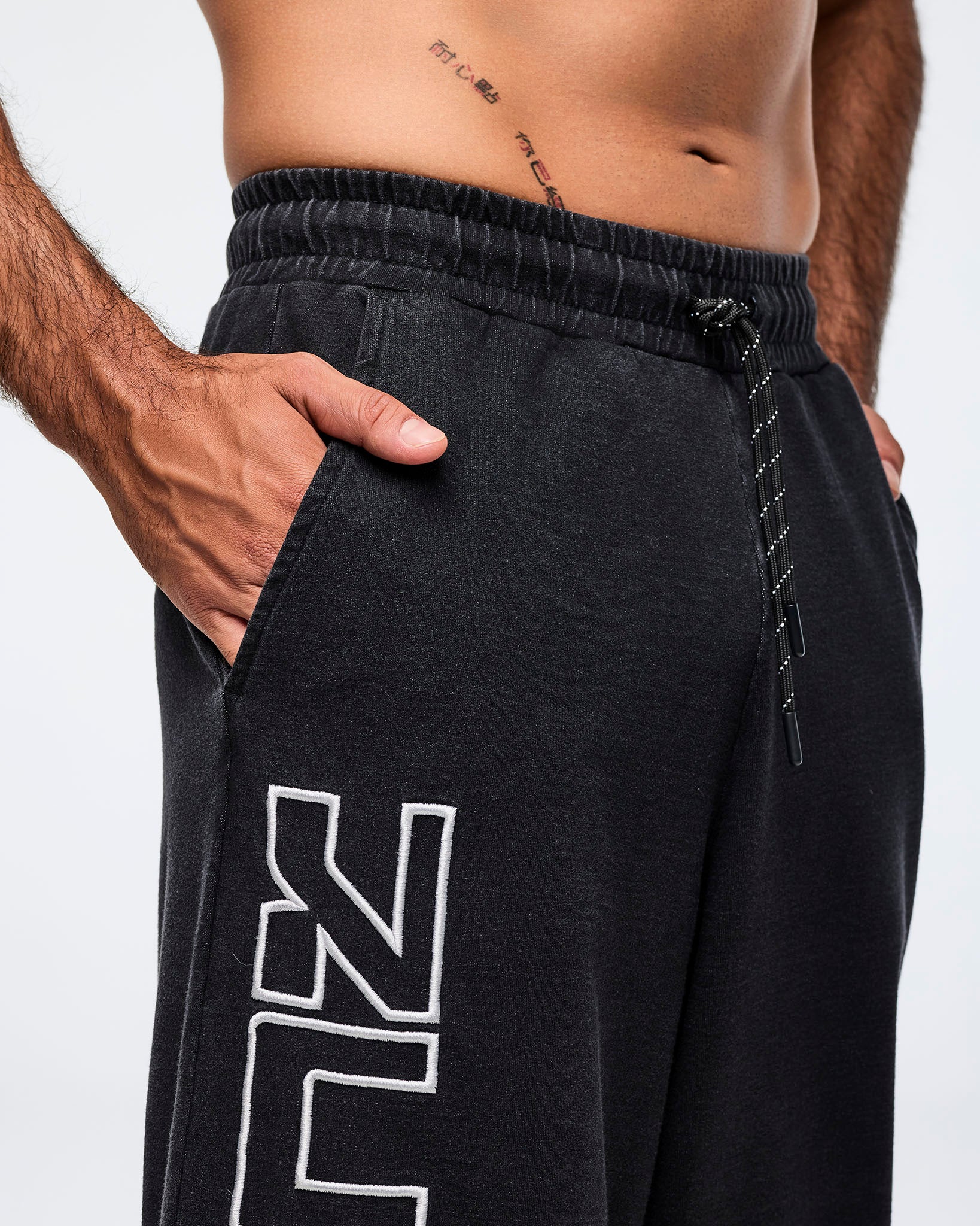 Eastern Flavor Men's Barrel Leg Sweatpants - Image 4