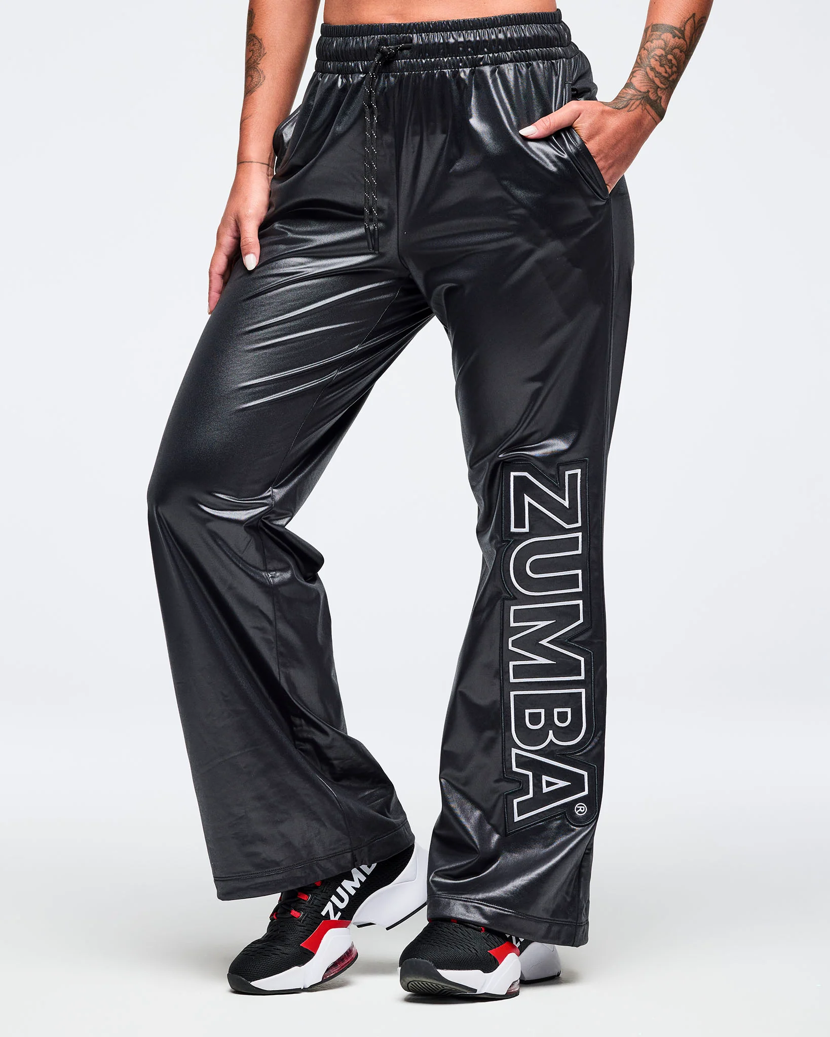 Eastern Flavor Wide Leg Track Pants