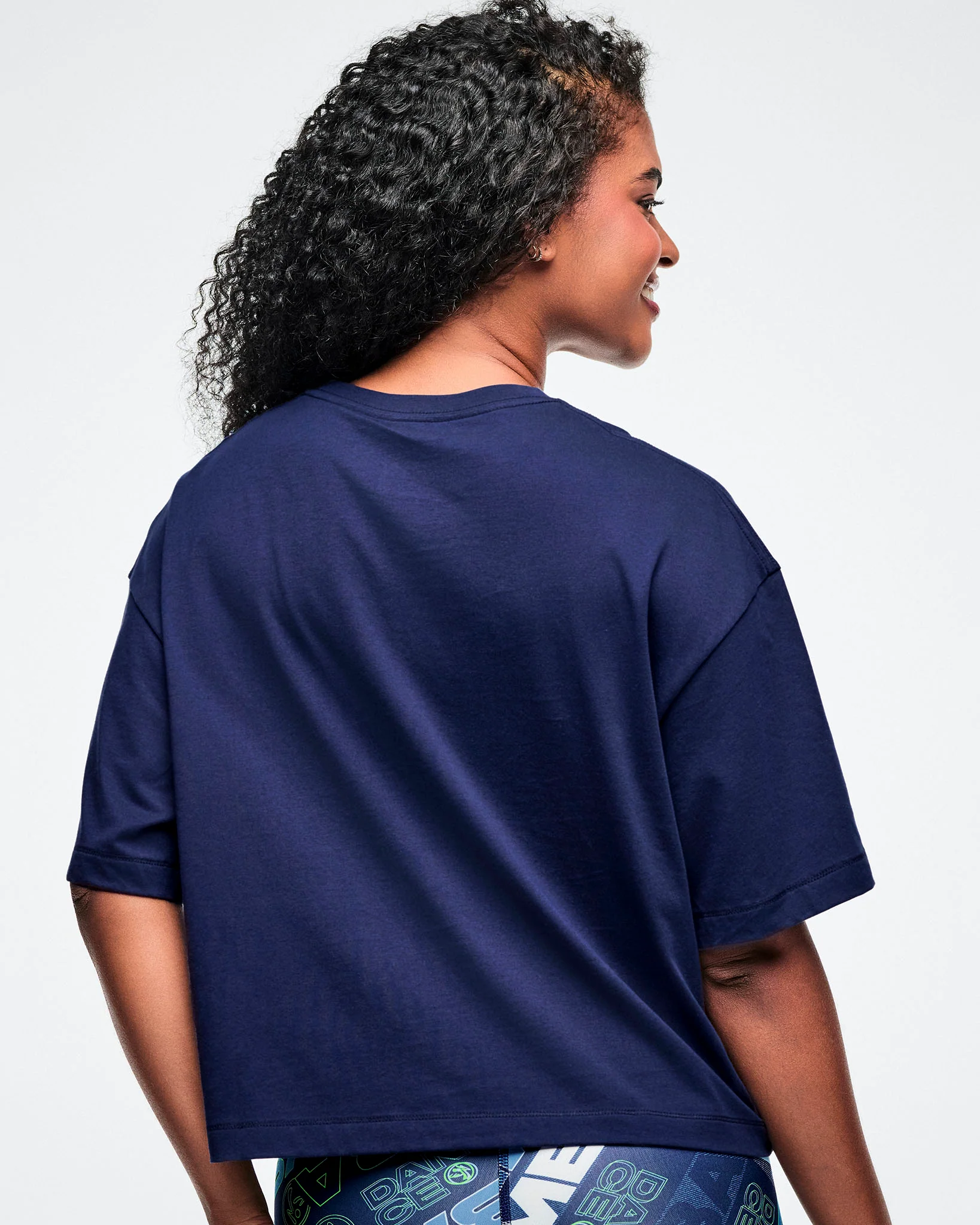 Jean Jamz Oversized Boxy Crop Top - Image 2