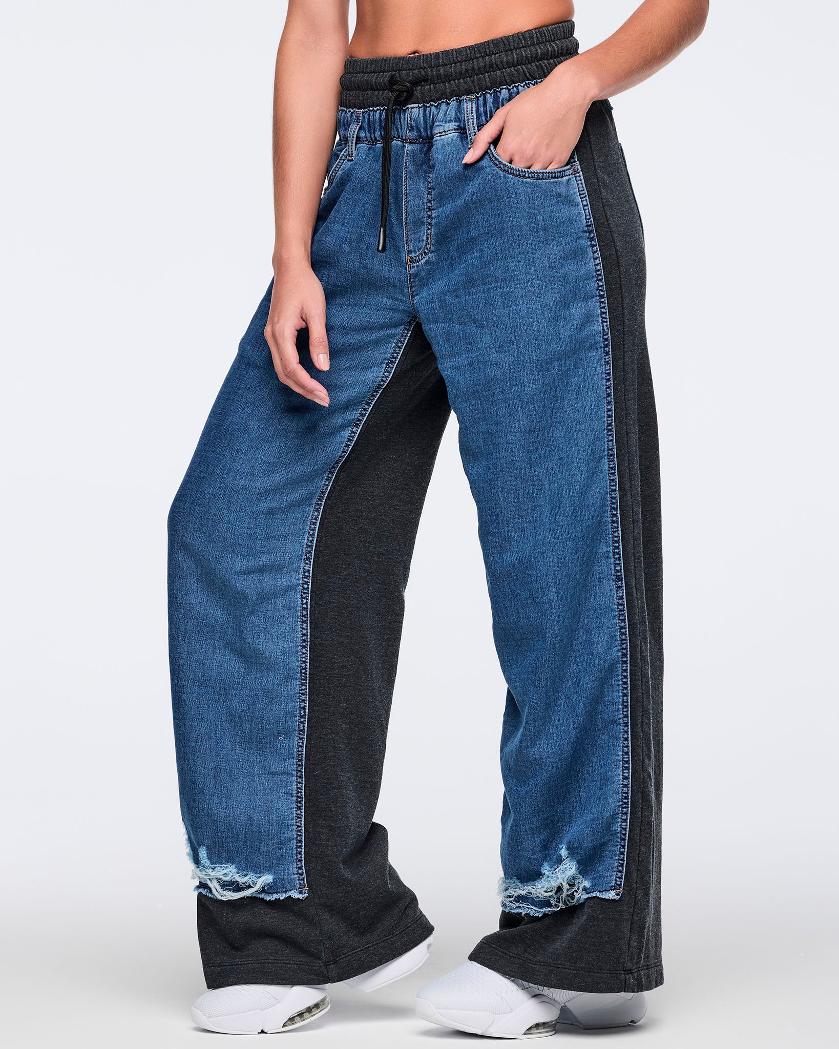 Latin Movement Combo Denim Sweatpants - Image 3
