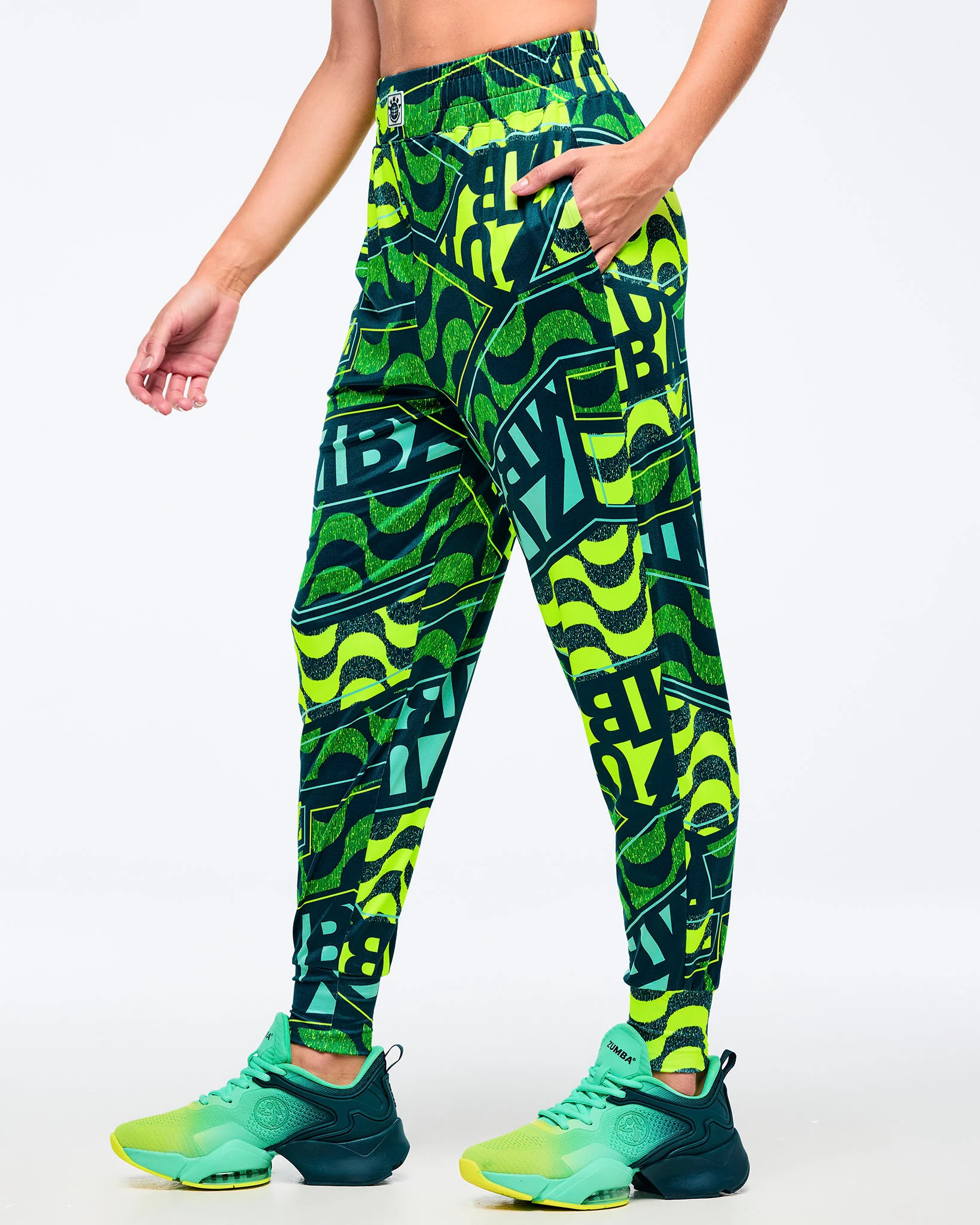 Latin Movement Knit Drop Crotch Joggers