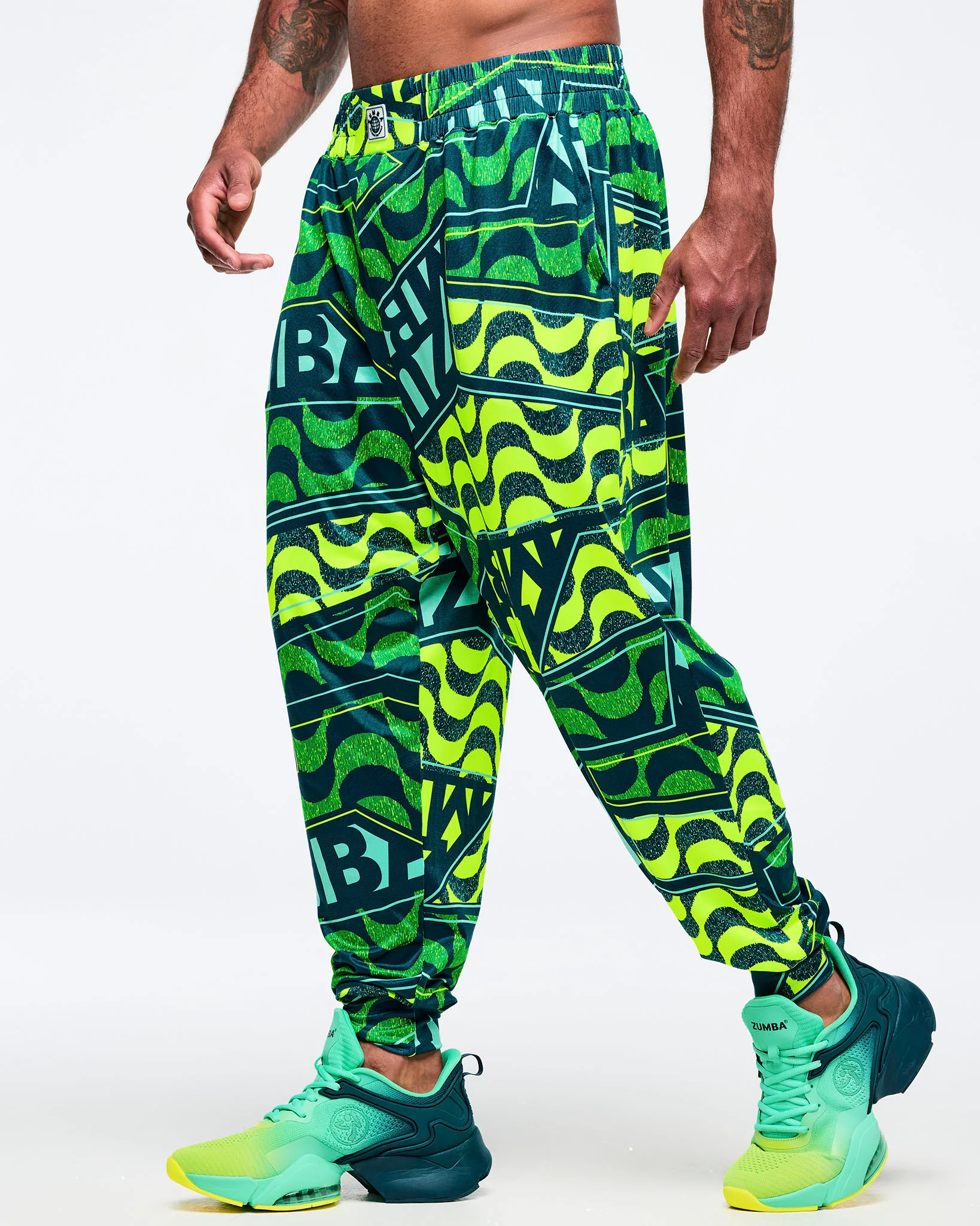 Latin Movement Knit Drop Crotch Joggers - Image 4