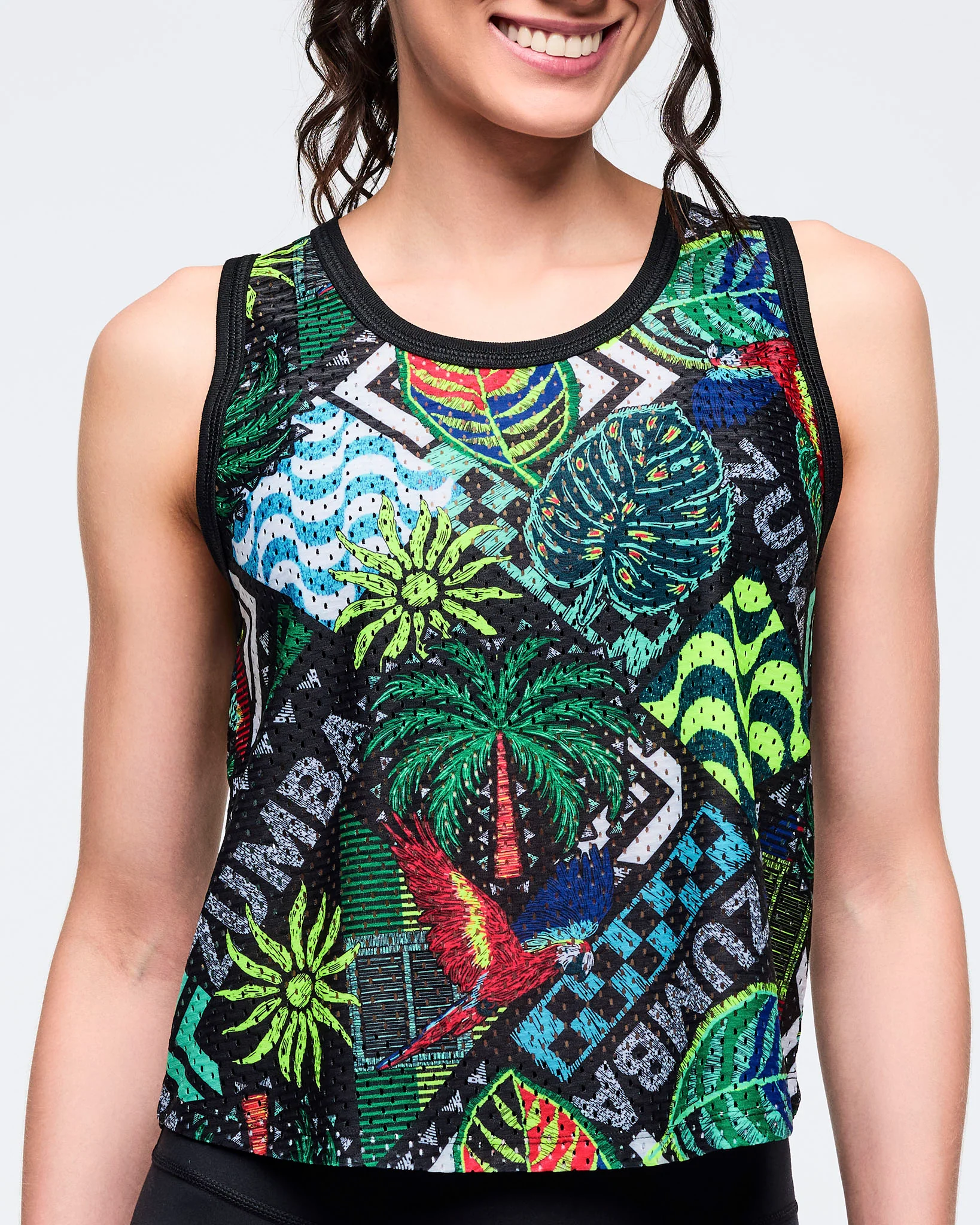 Latin Movement Mesh Tank - Image 3