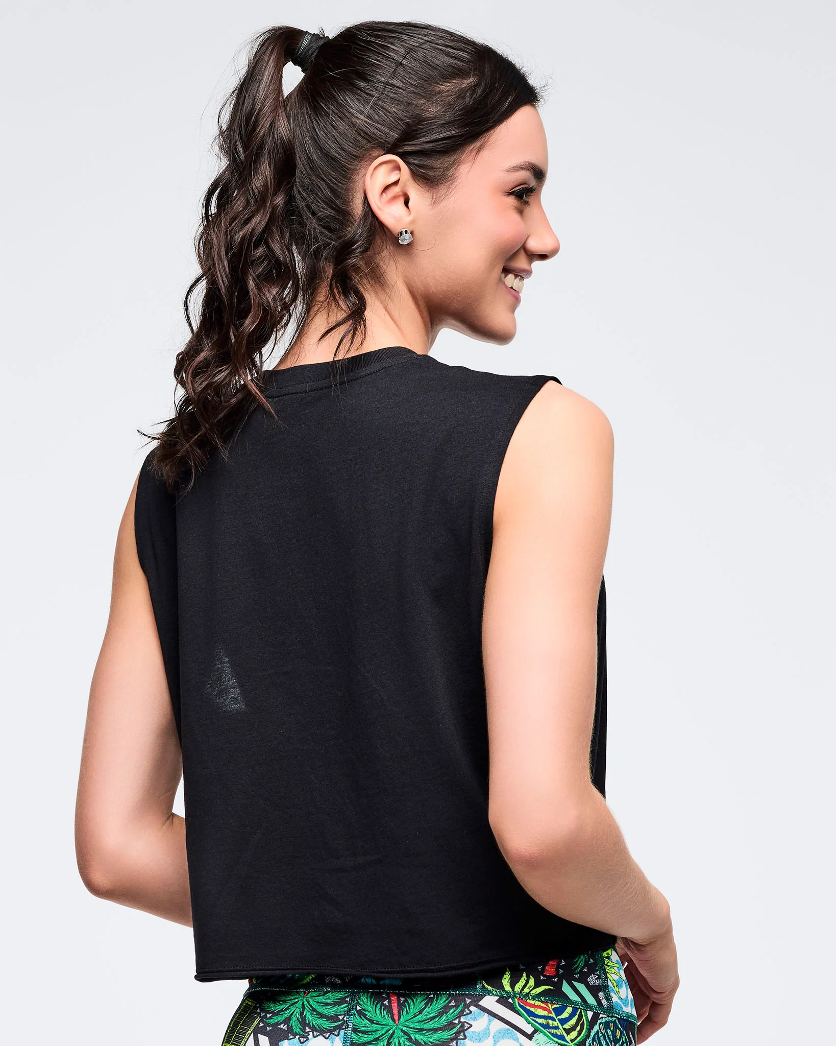 Latin Movement Muscle Crop Tank - Image 2