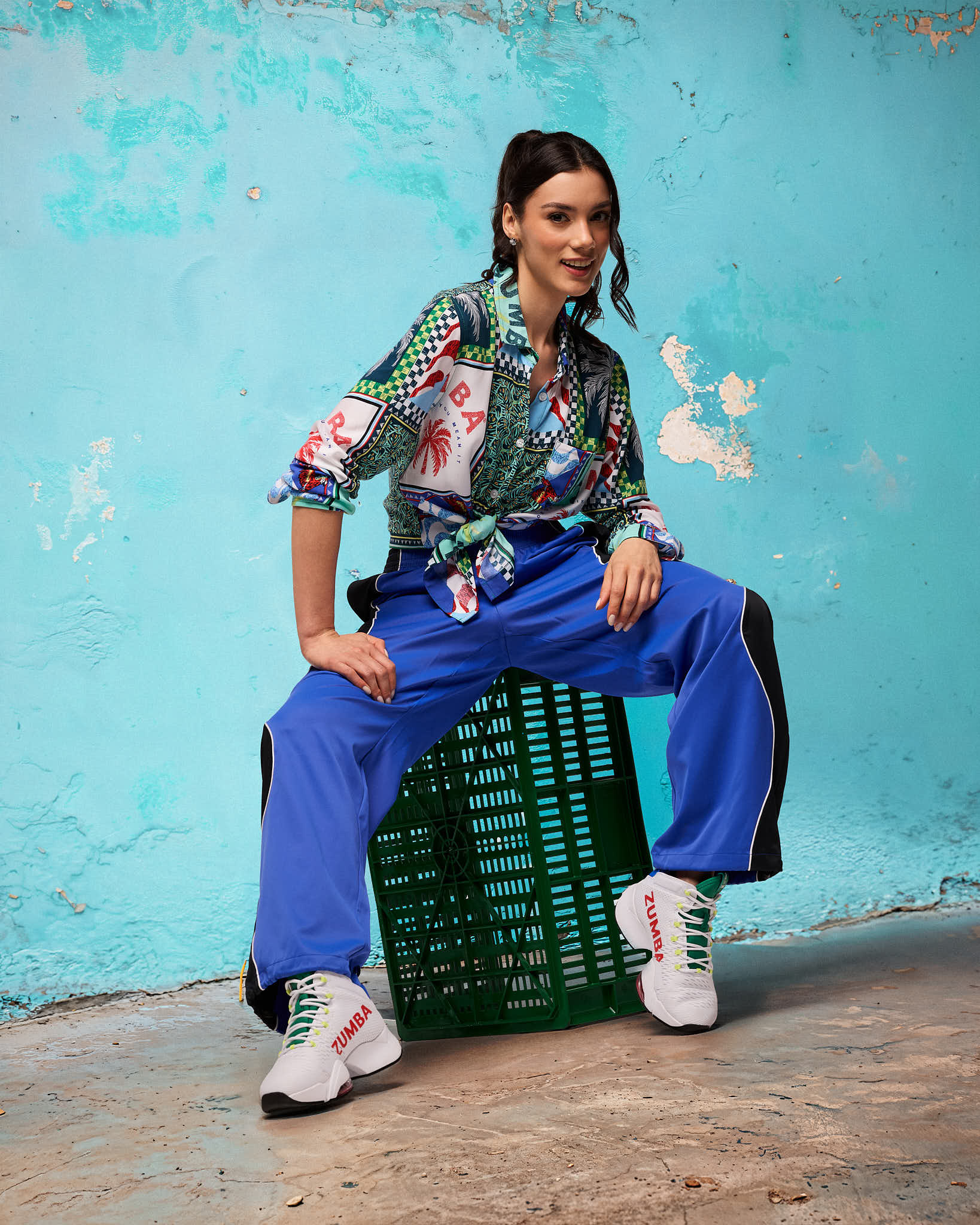Latin Movement Wavy Track Pants - So Into Blue - Image 9