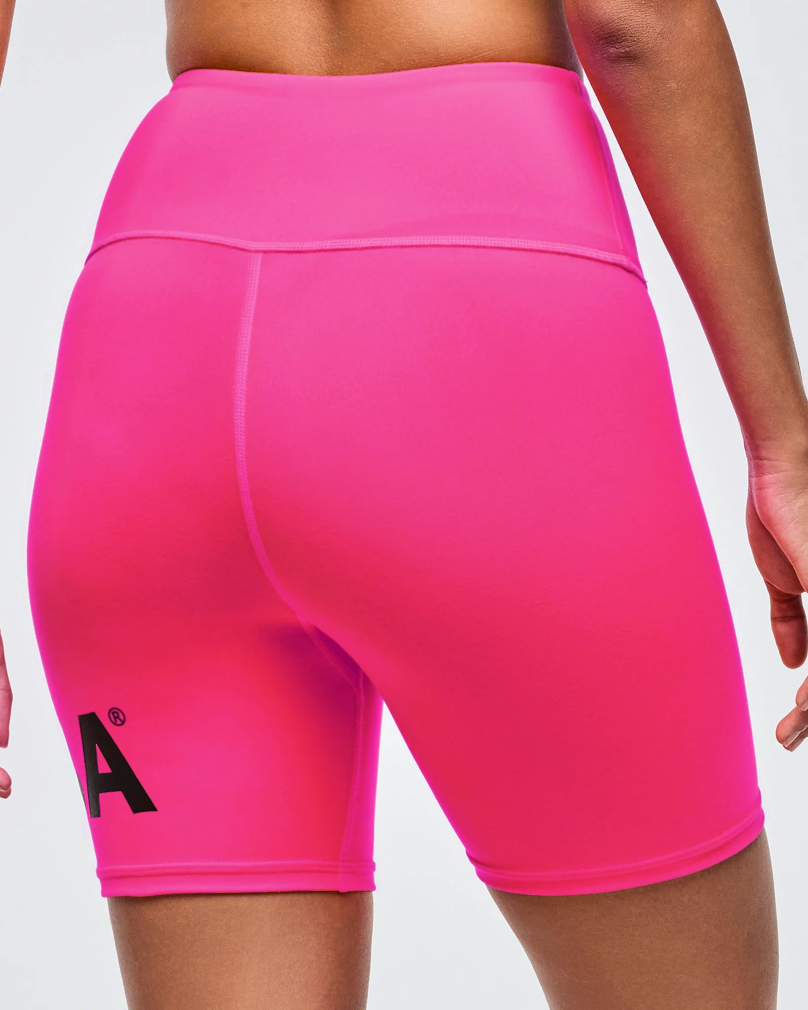 Neon High Waisted Biker Shorts - Image 10