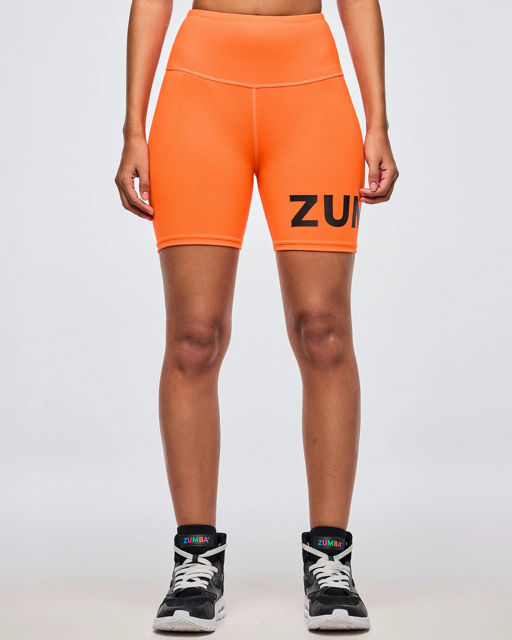 Neon High Waisted Biker Shorts - Image 19