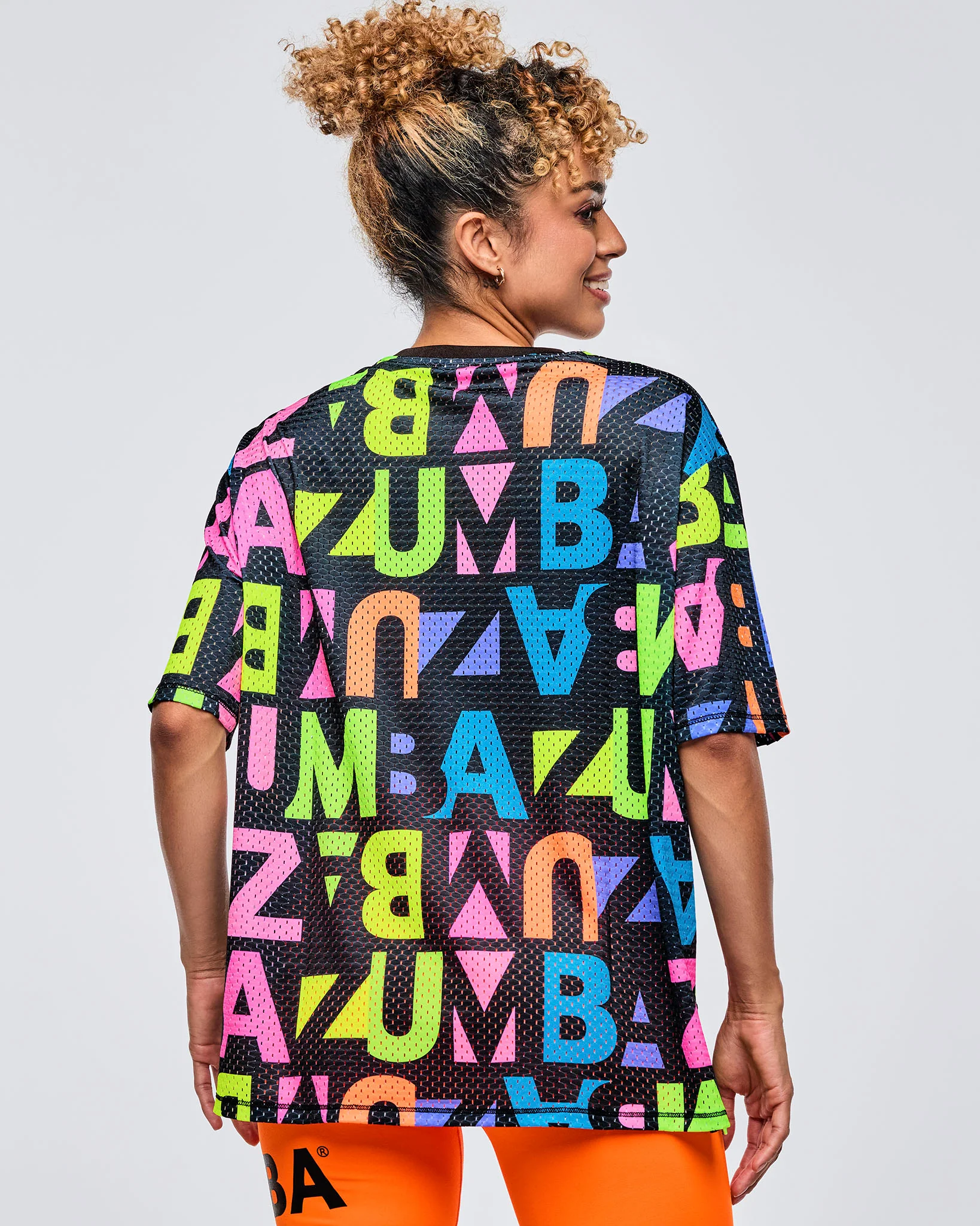 Neon Mesh Boxy Top - Image 2