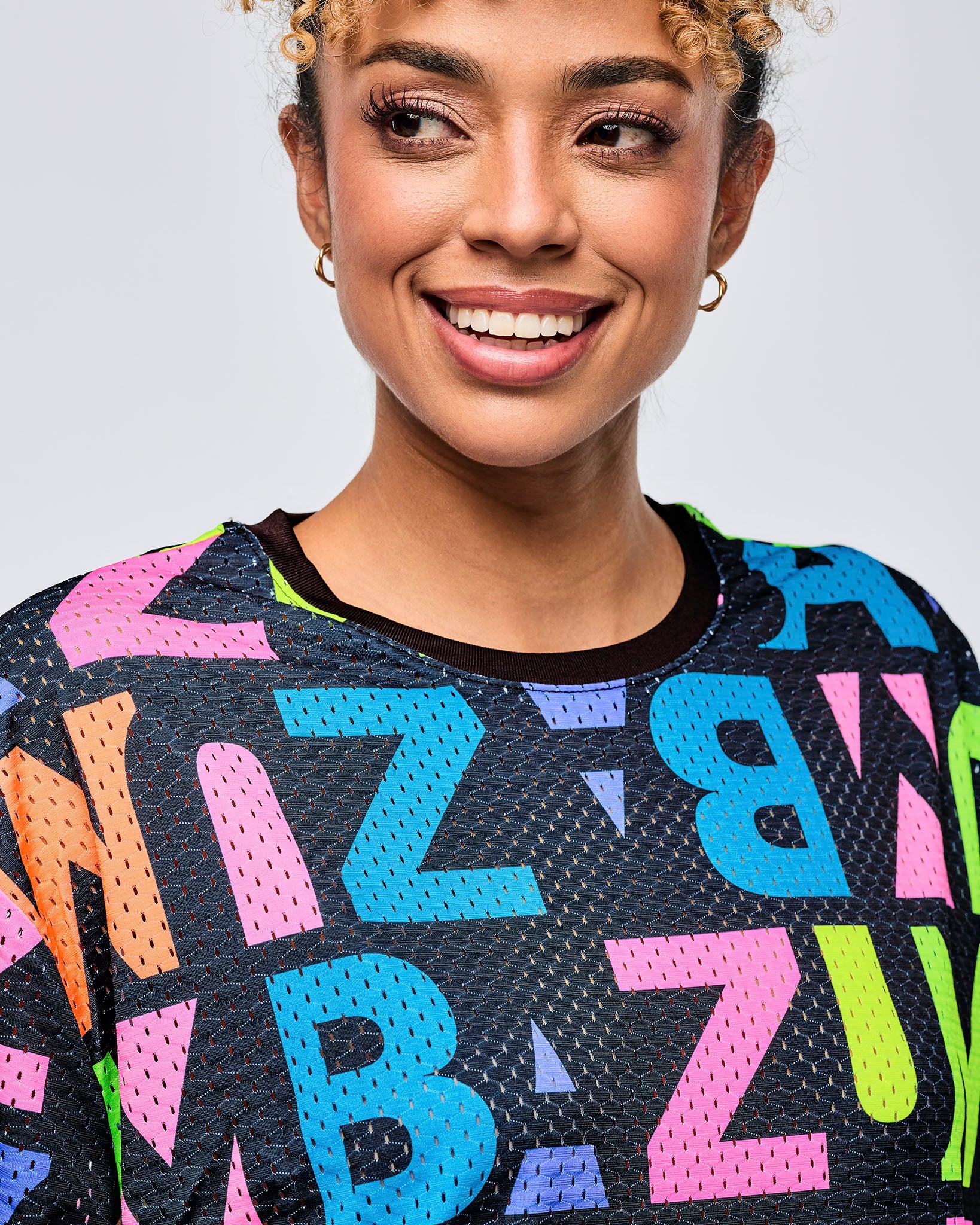 Neon Mesh Boxy Top - Image 3