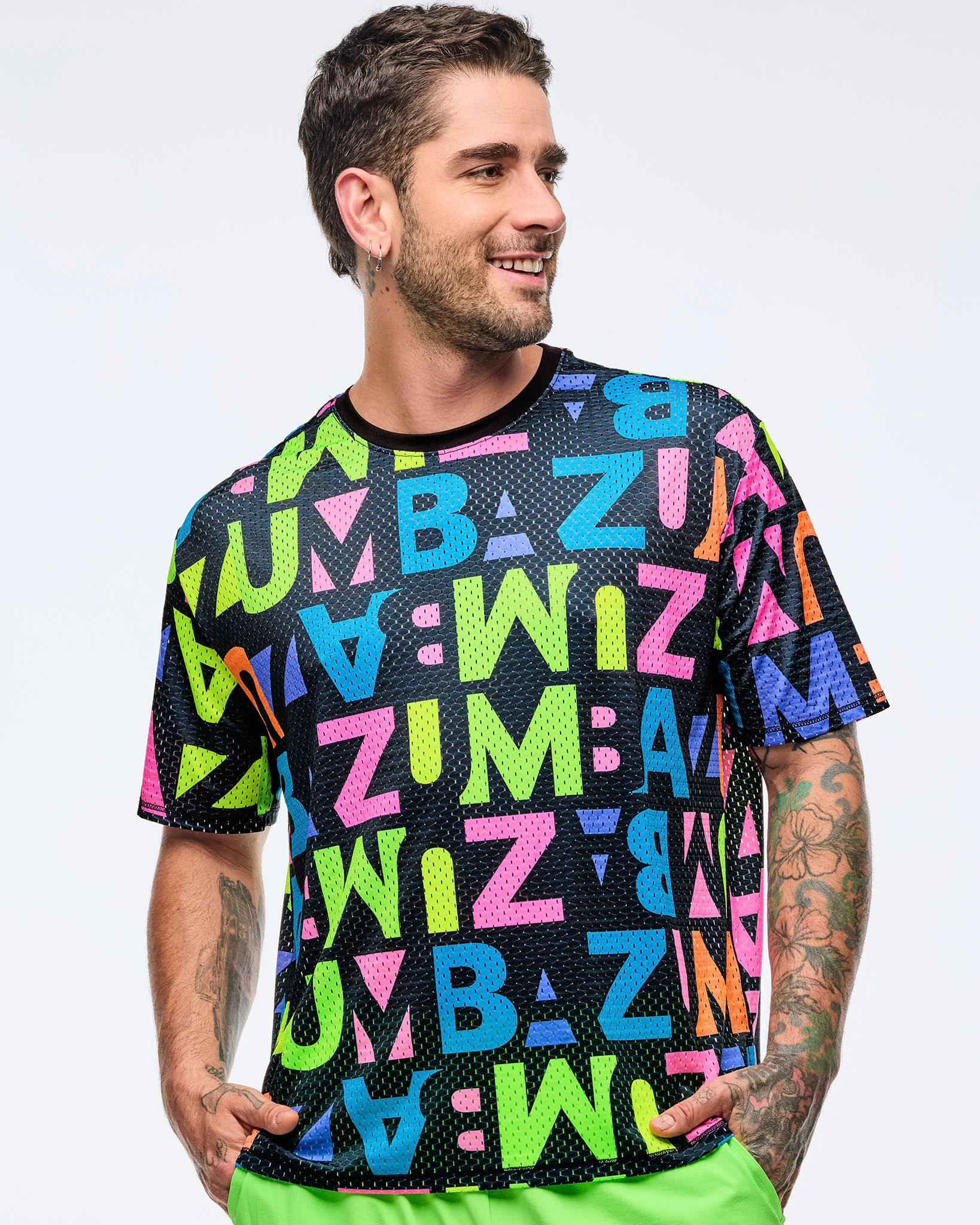 Neon Mesh Boxy Top - Image 4