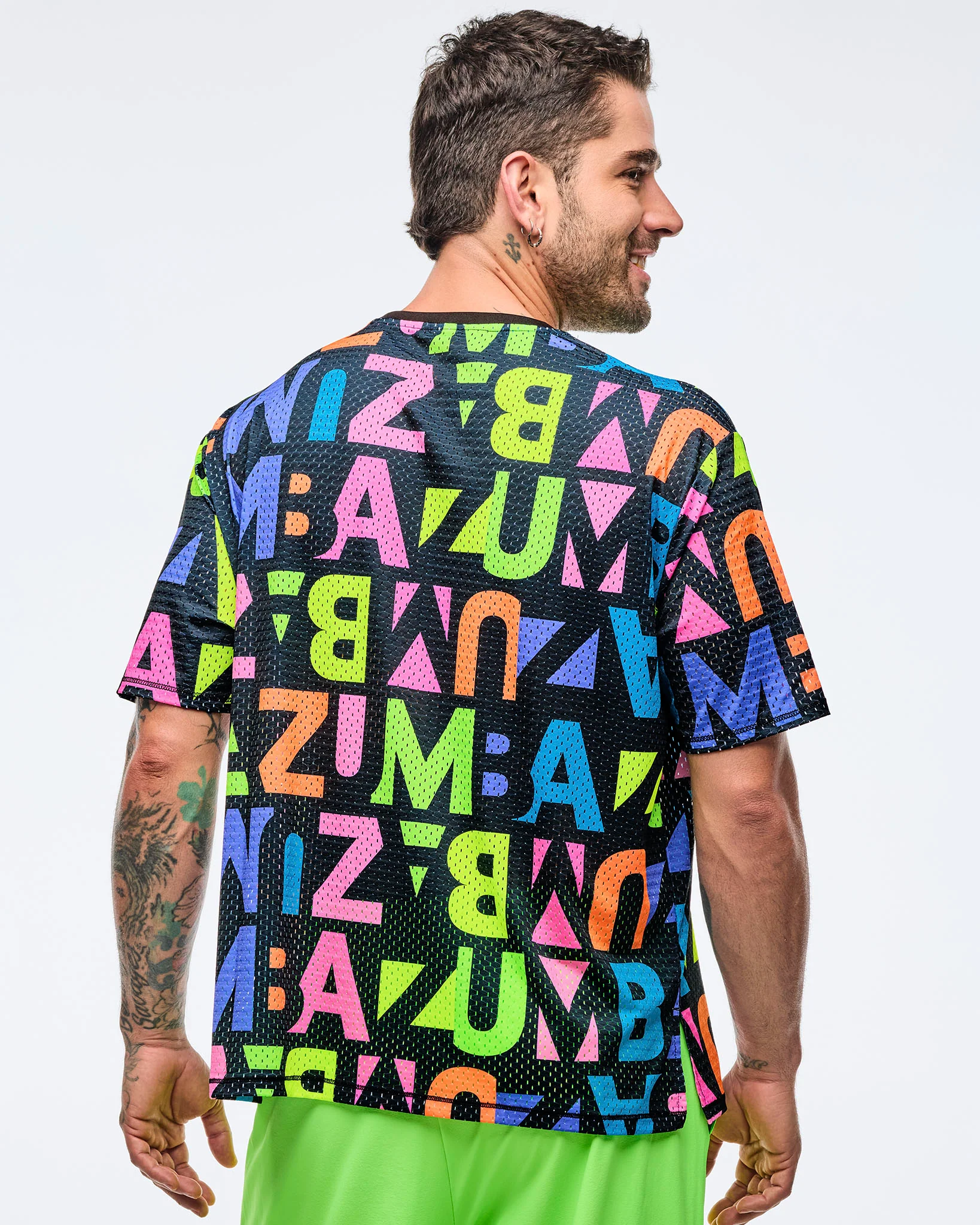 Neon Mesh Boxy Top - Image 5