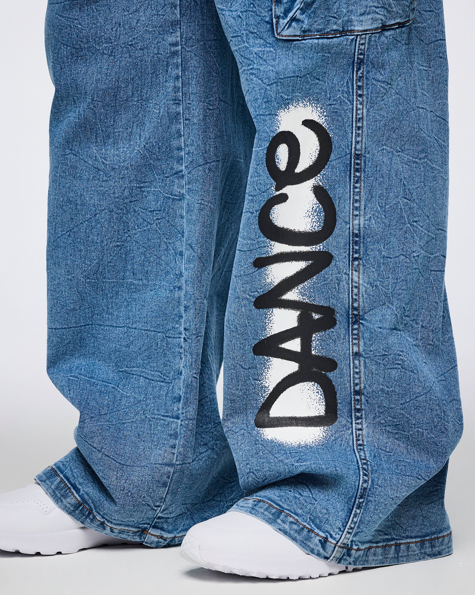 Pride Baggy Denim Cargo Pants - Image 5