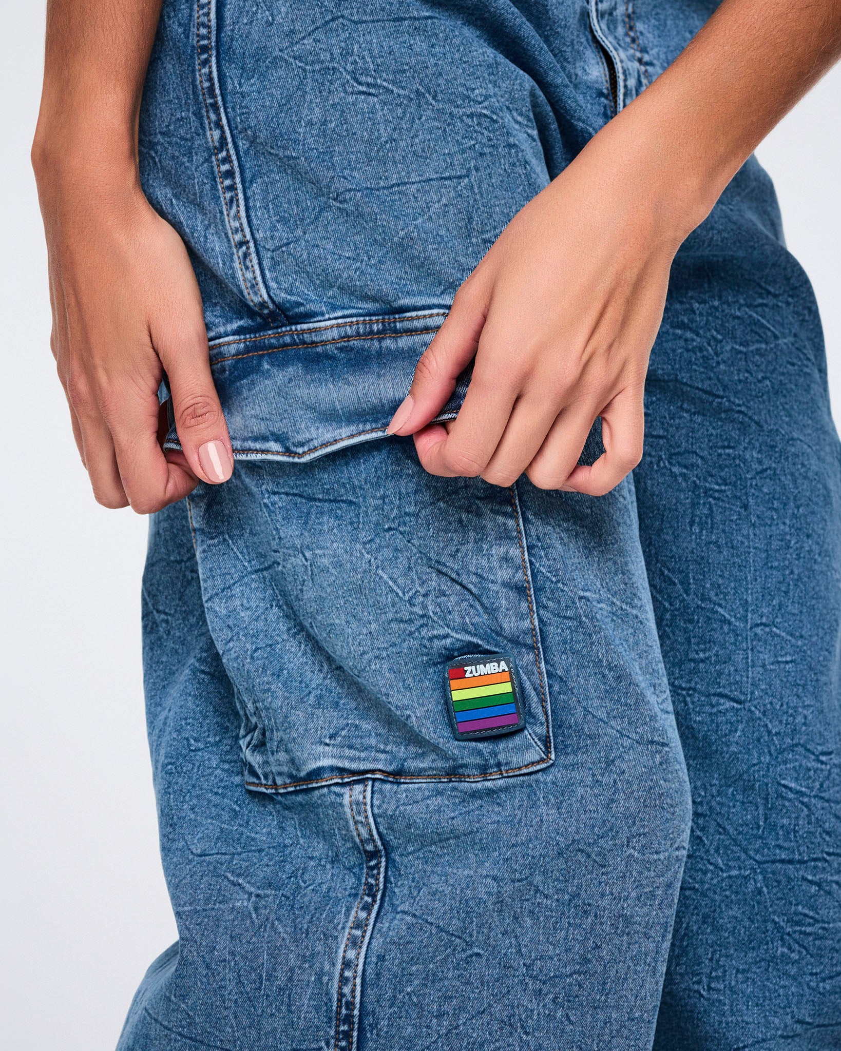 Pride Baggy Denim Cargo Pants - Image 6
