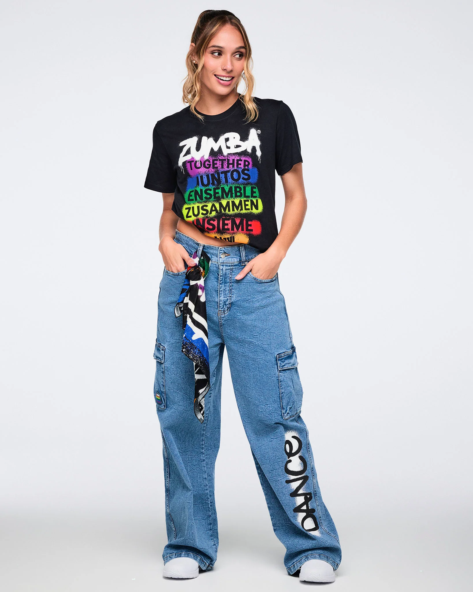Pride Unisex Crew Neck Tee - Black - Image 3