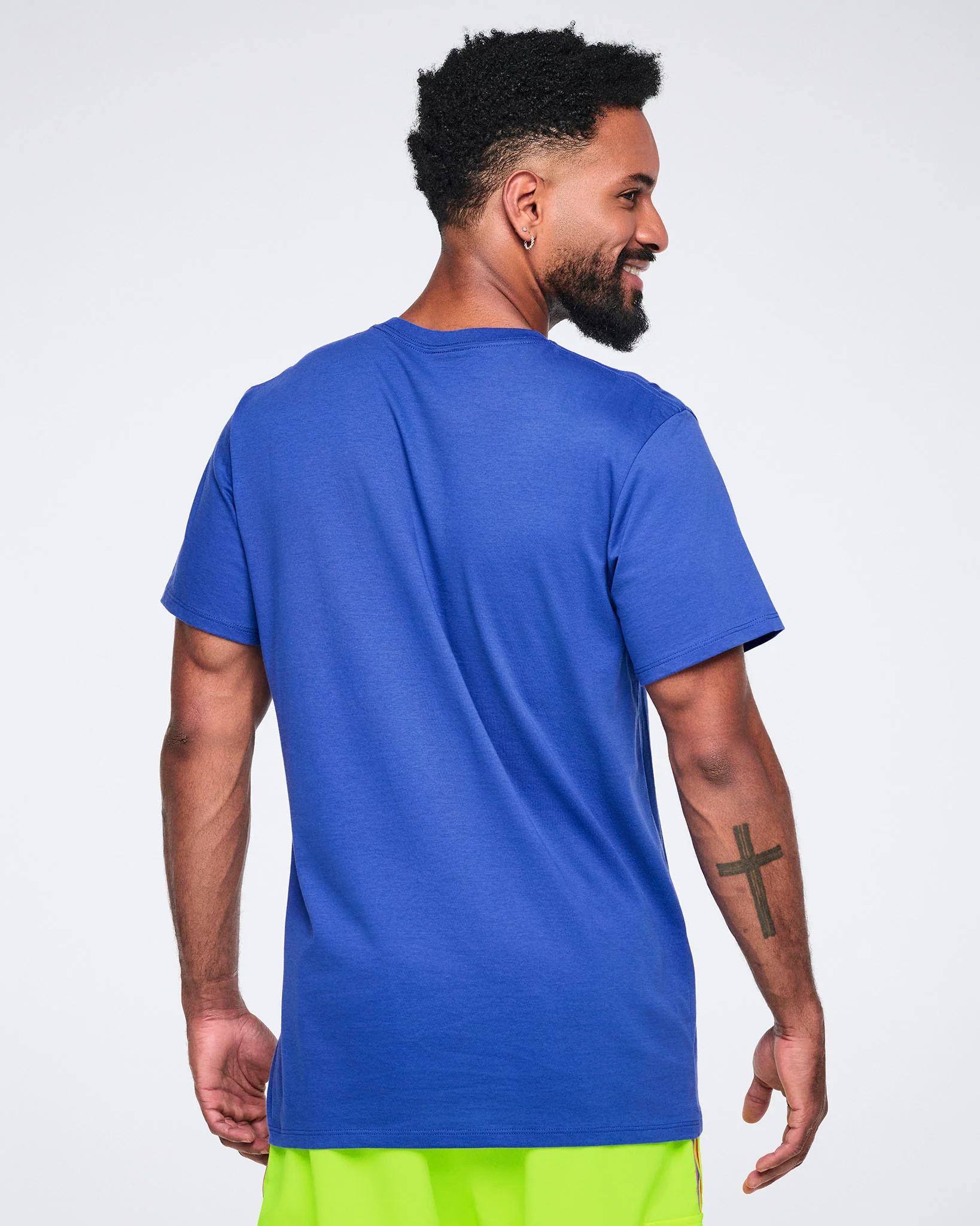 Pride Unisex Crew Neck Tee - Blue - Image 4