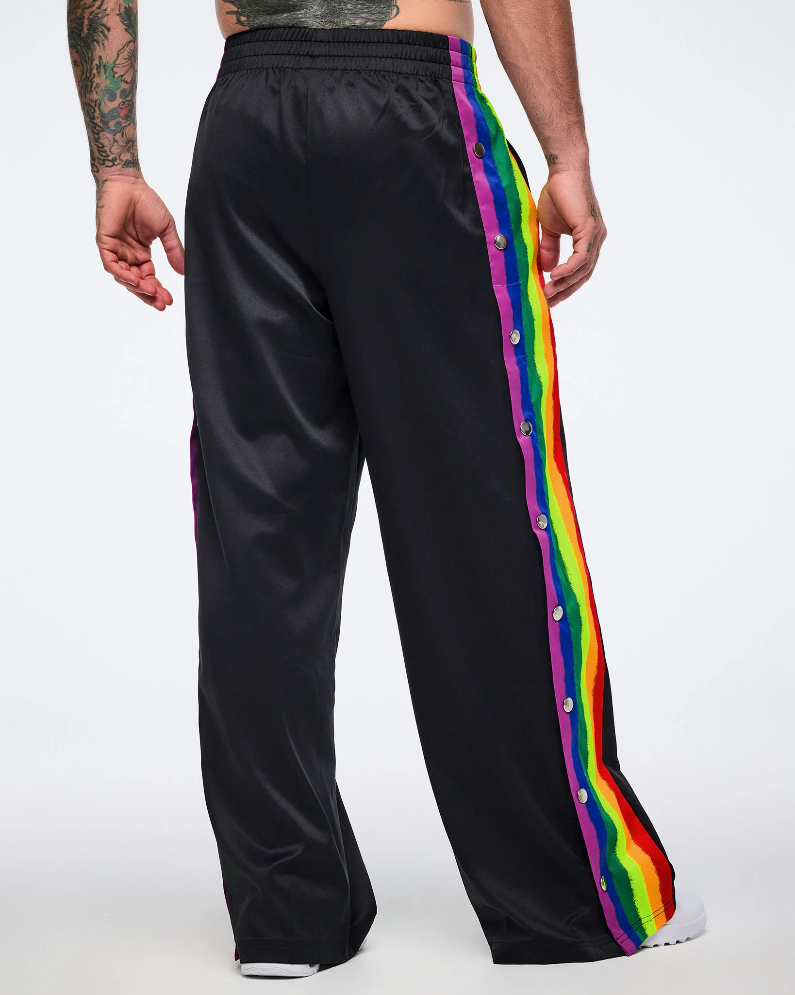 Pride Wide Leg Pants Side Snaps - Image 8