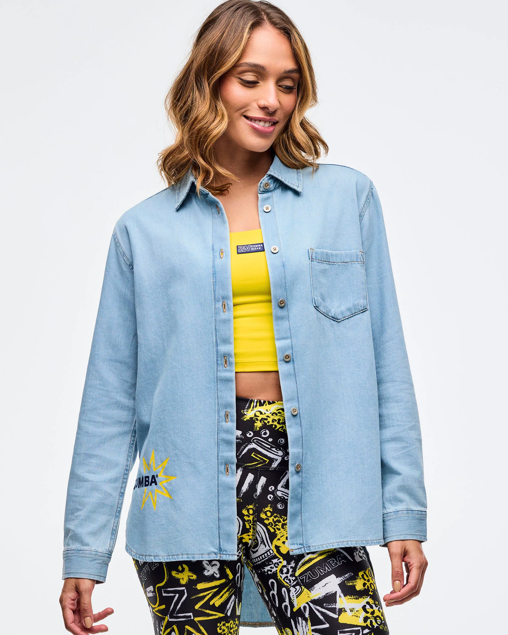 Sizzlin' Long Sleeve High Low Button Down - Image 3