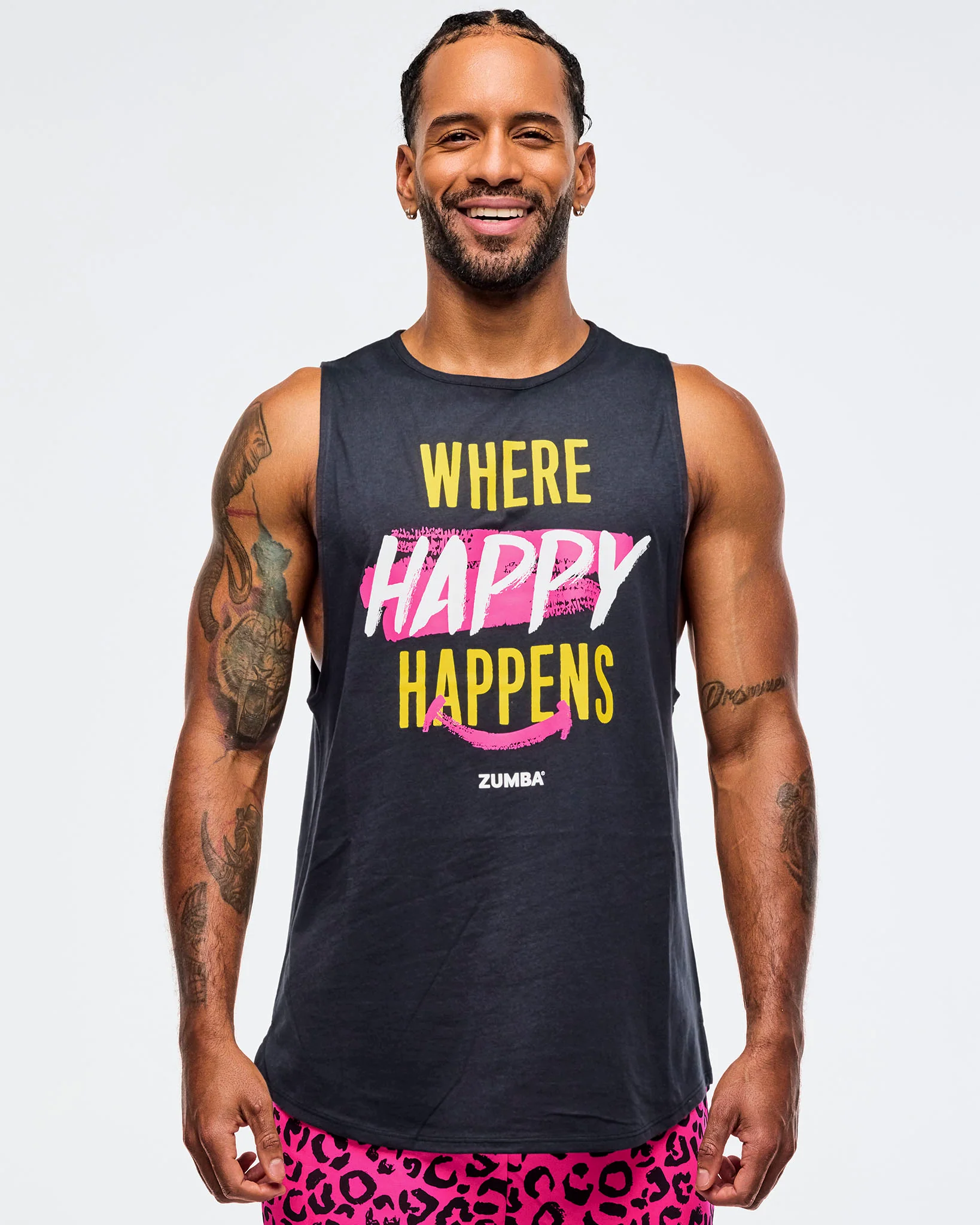 Sizzlin' Muscle Tank With Round Hem
