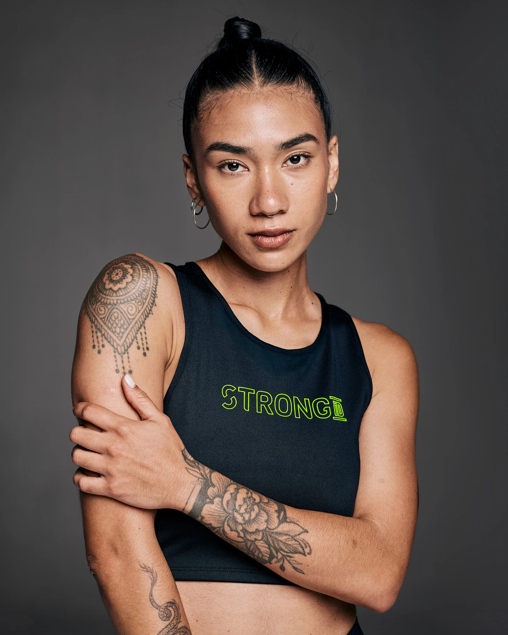 STRONG iD High Neck Lined Crop Tank - Image 6