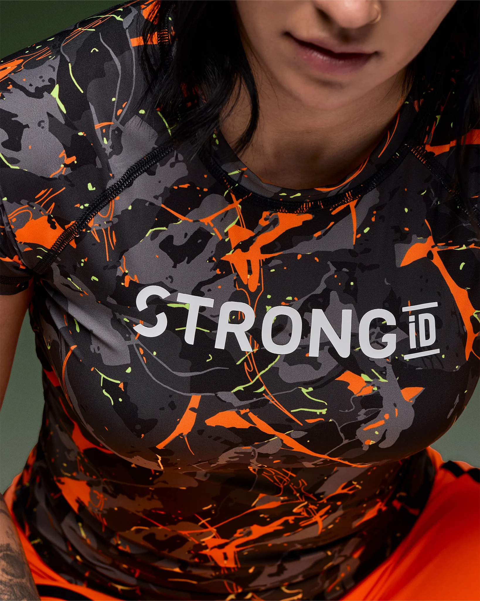 STRONG iD Fitted Raglan Cap Sleeve Top - Image 6