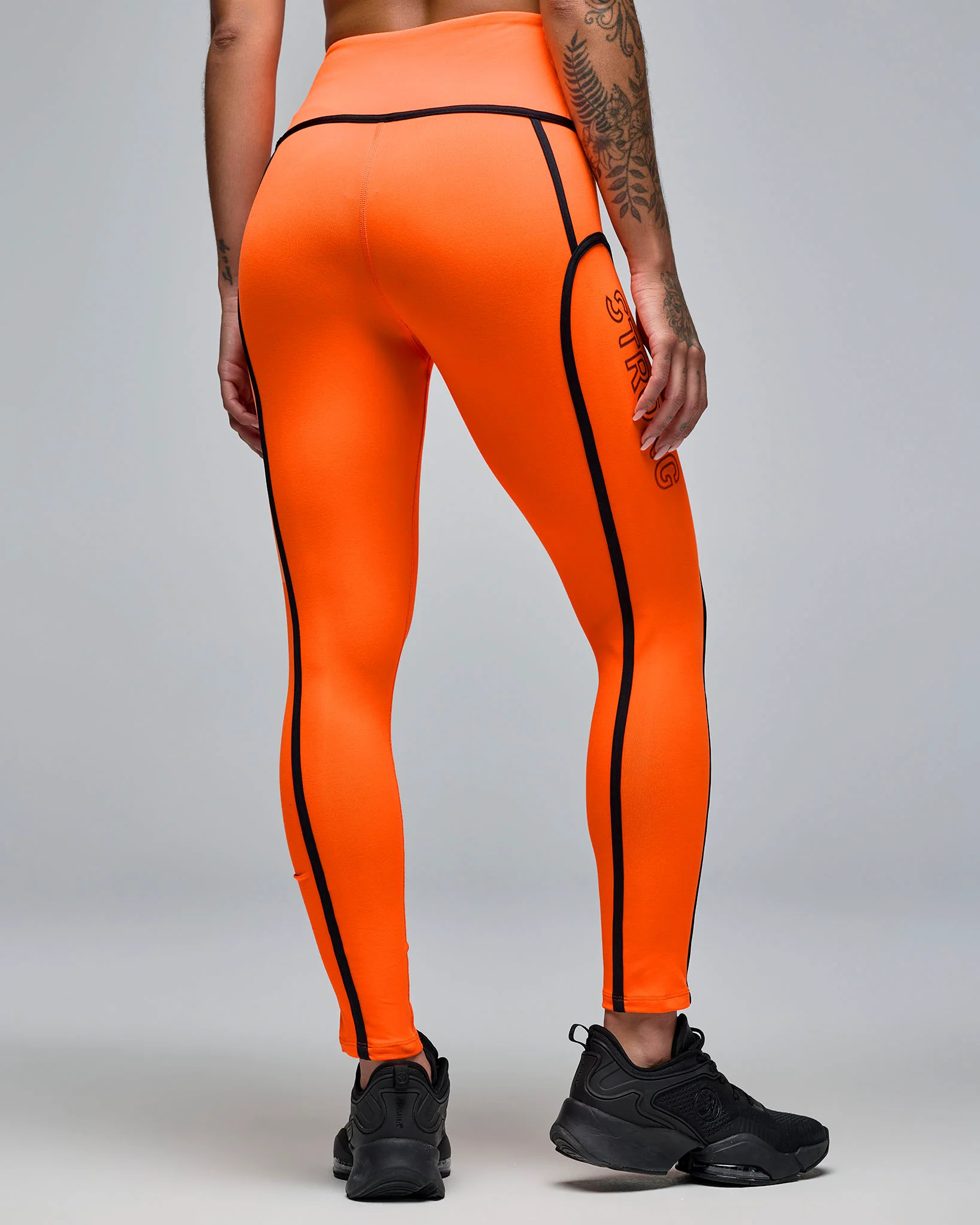 STRONG iD High Waisted Ankle Legging With Strapping - Image 2