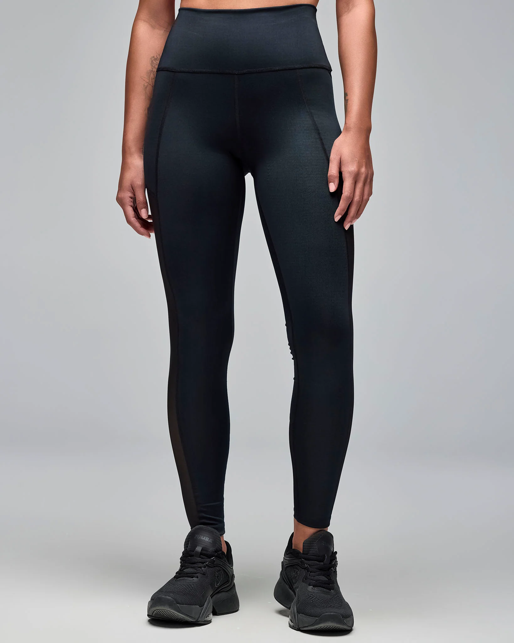 STRONG iD High Waisted Ankle Leggings With Inserts - Image 3