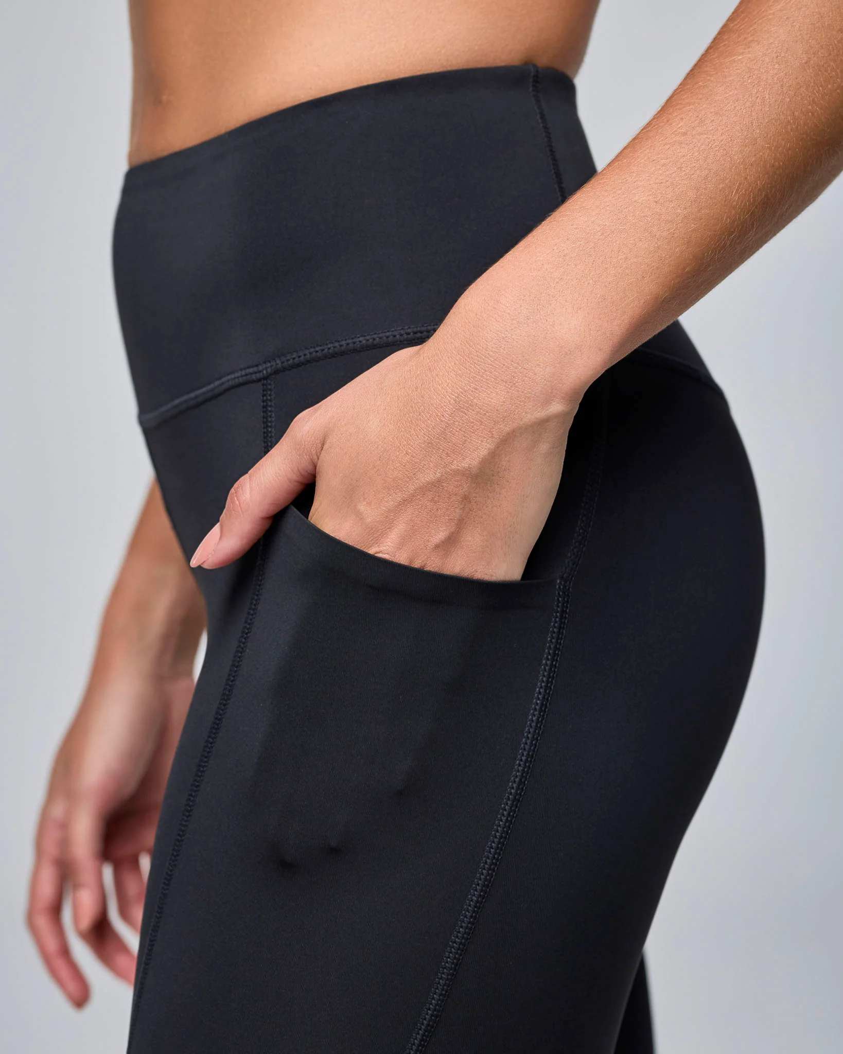 STRONG iD High Waisted Ankle Leggings With Pockets - Image 3