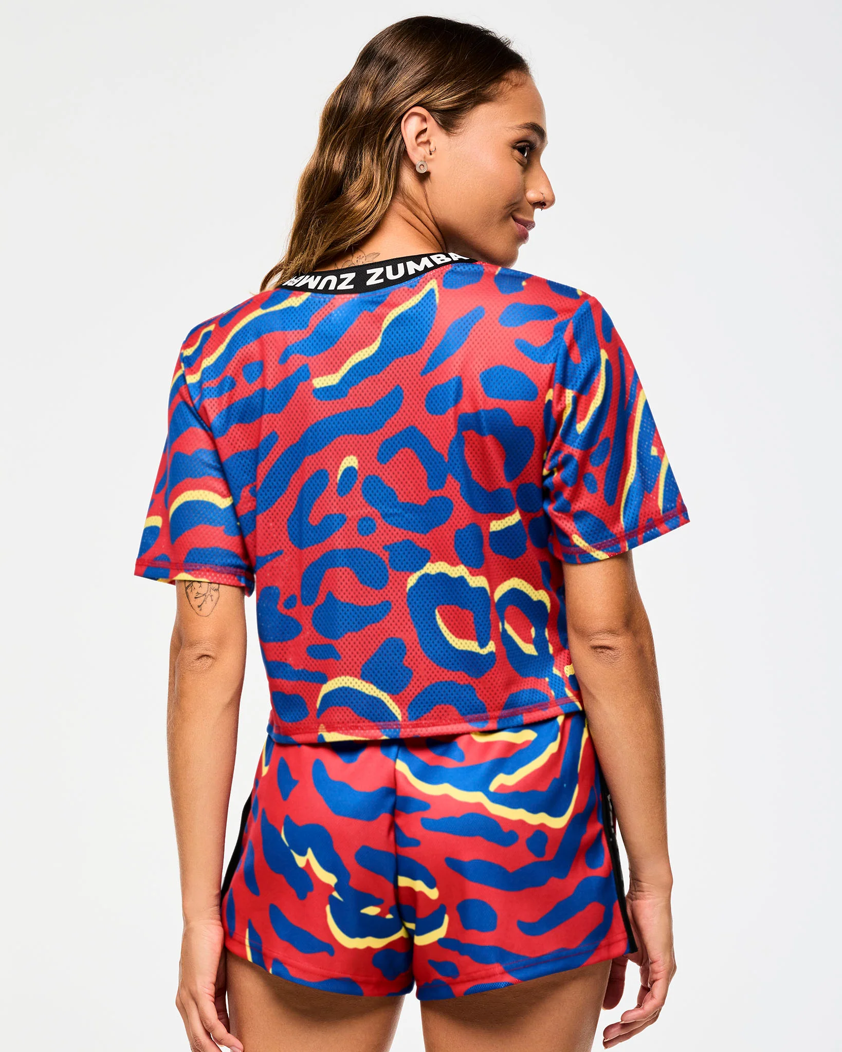 Victory Cropped Mesh Baseball Top - Image 2