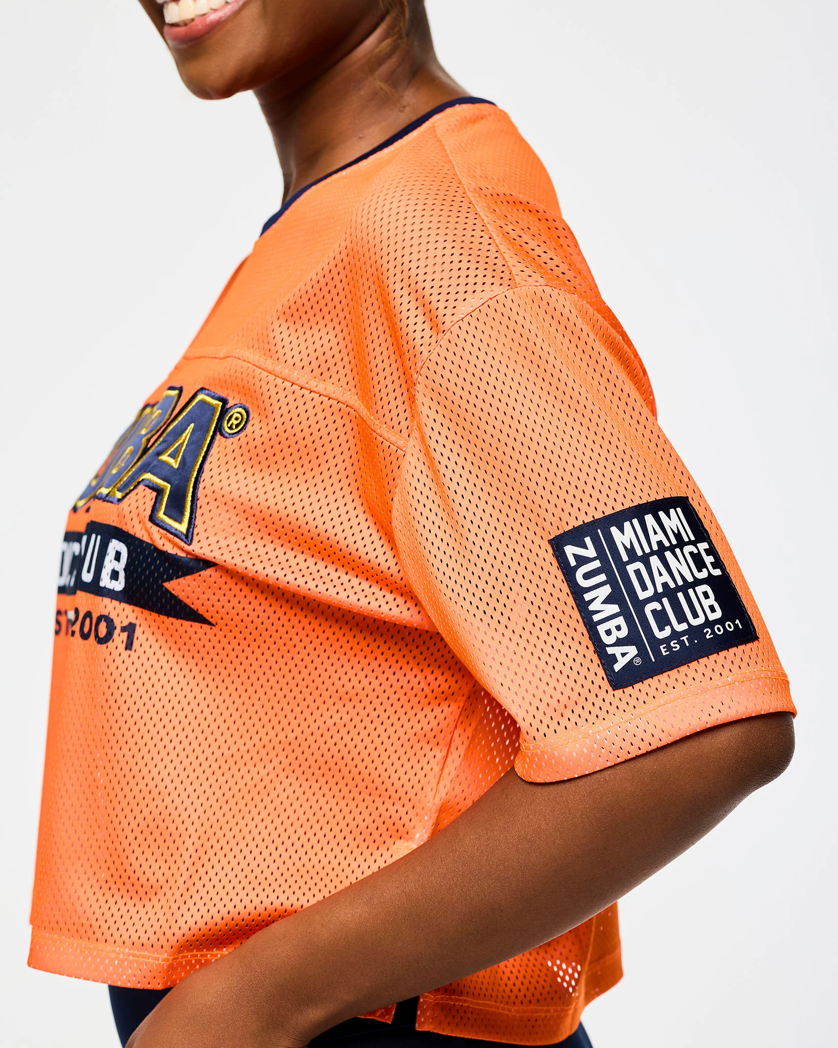 Victory Mesh Boxy Crop Top - Image 3