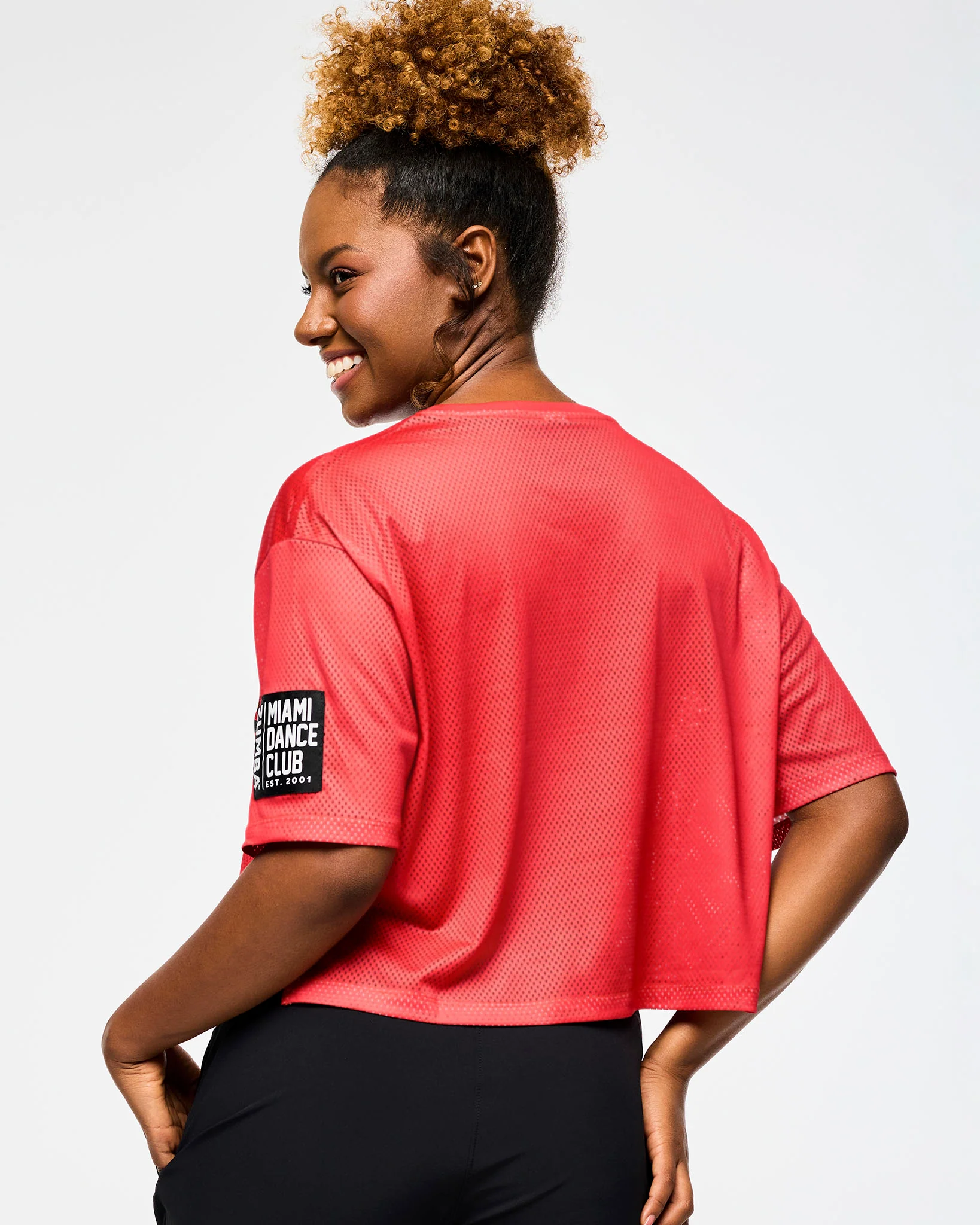 Victory Mesh Boxy Crop Top - Image 7