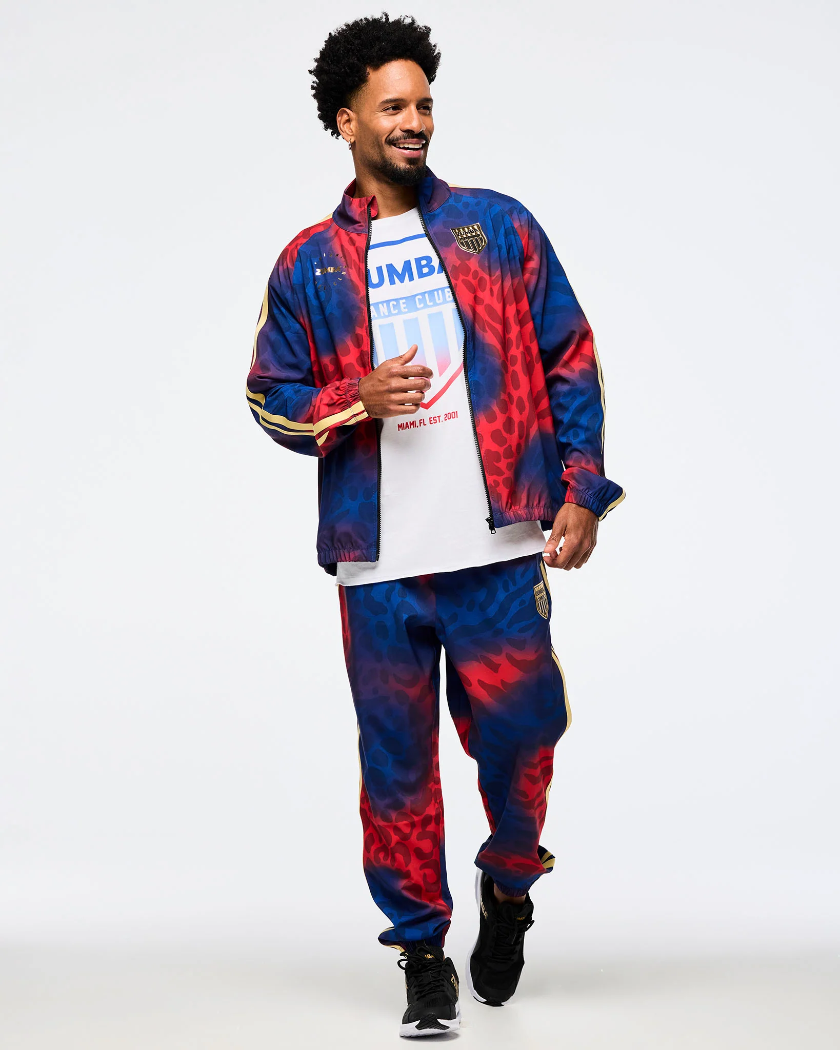 Victory Zip Up Mock Neck Woven Raglan Jacket - Image 8