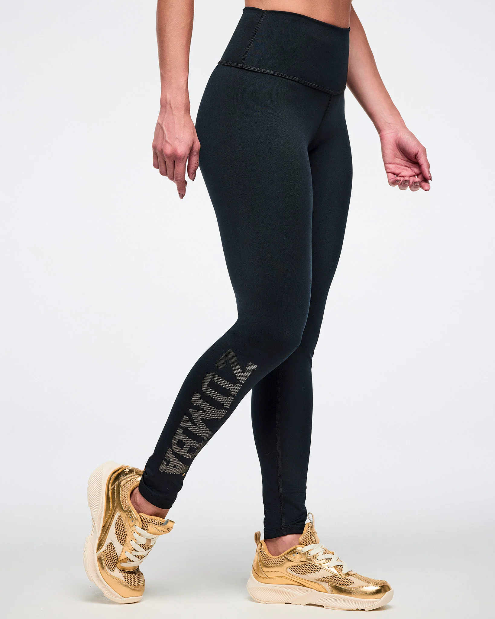 Worldwide High Waisted Ankle Legging - Black