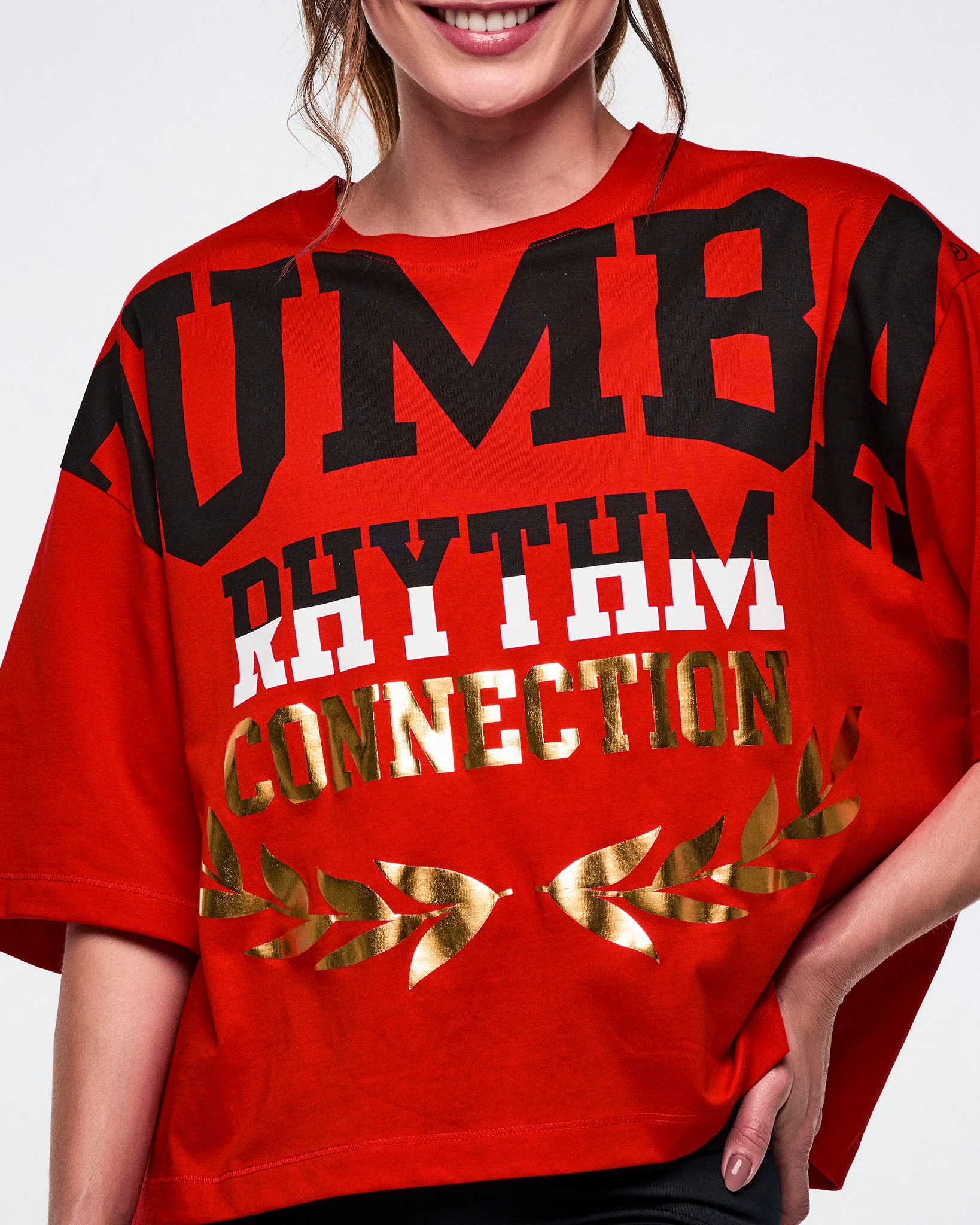 Worldwide Oversized Boxy Crop Top - Image 3