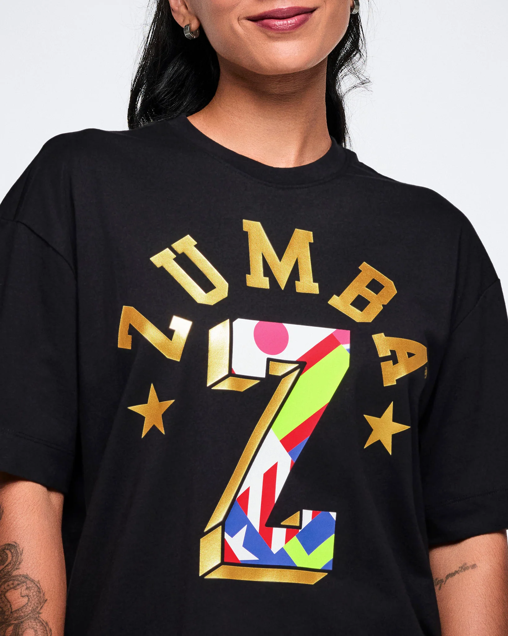Worldwide Oversized Crew Neck Top - Image 3