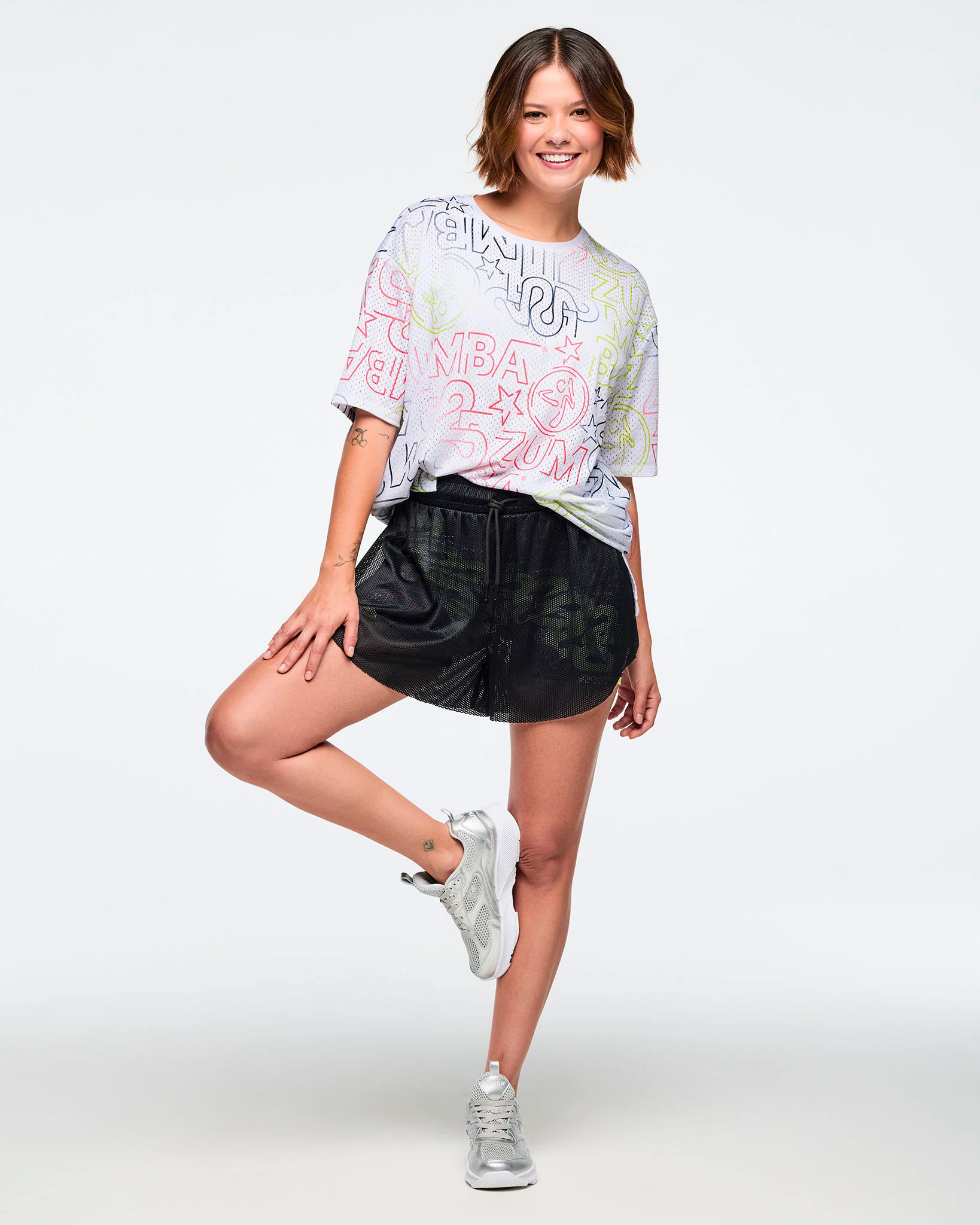 Zumba 25 Mesh Double Layer Shorts - Image 5