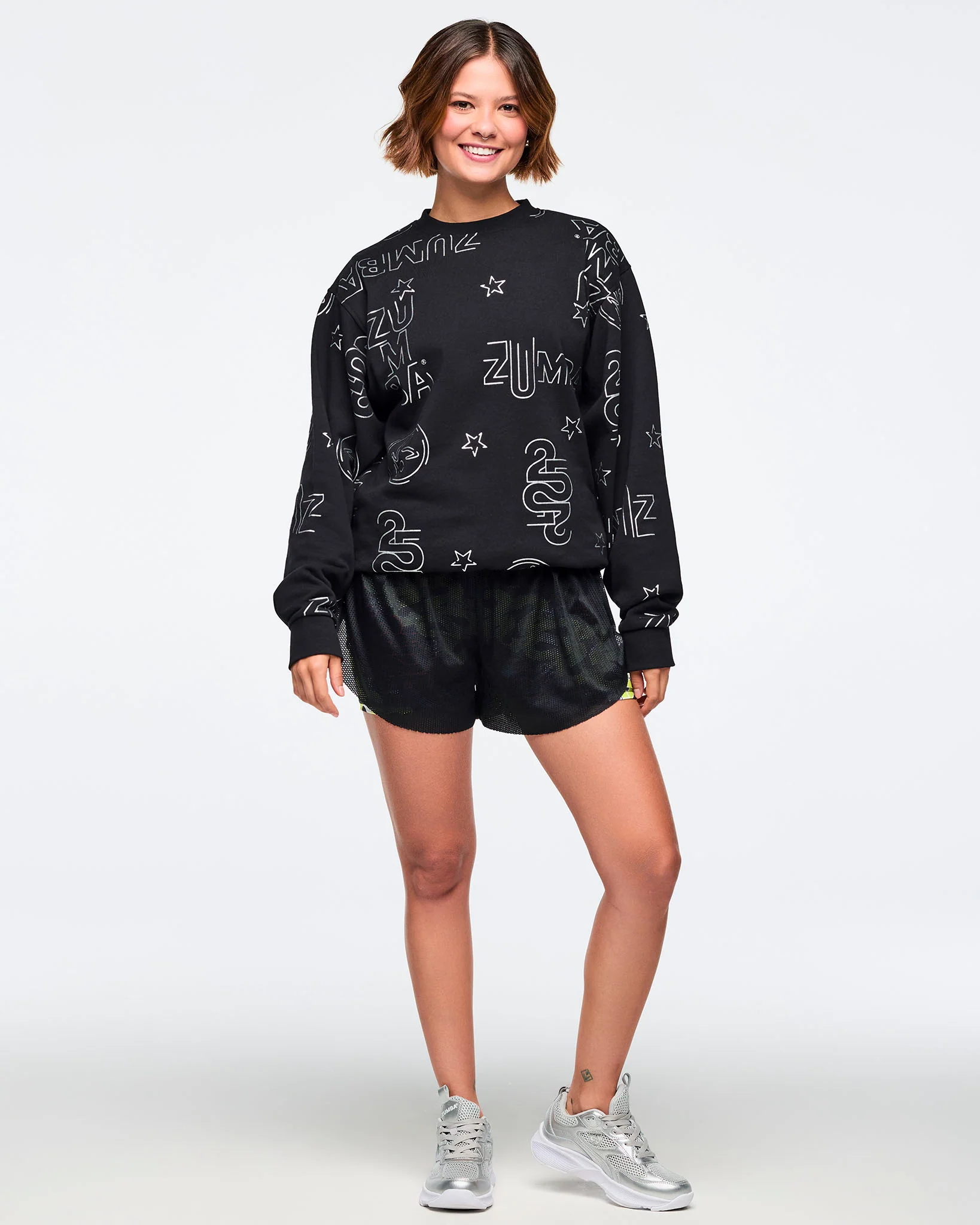 Zumba 25 Unisex Pullover Sweatshirt - Black/Silver - Image 7
