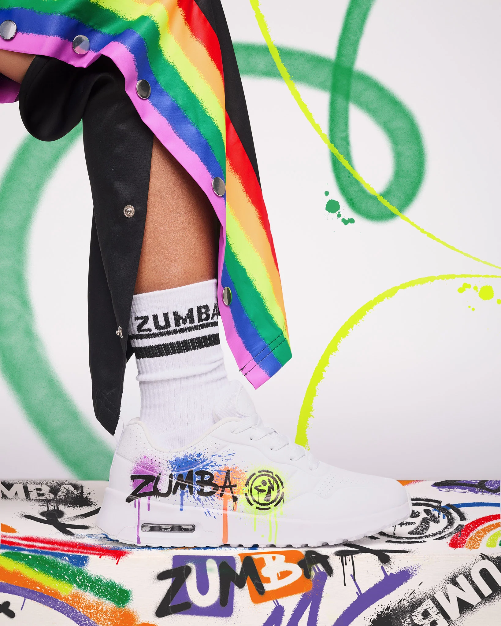 Zumba Air Impress - White/Multi - Image 4