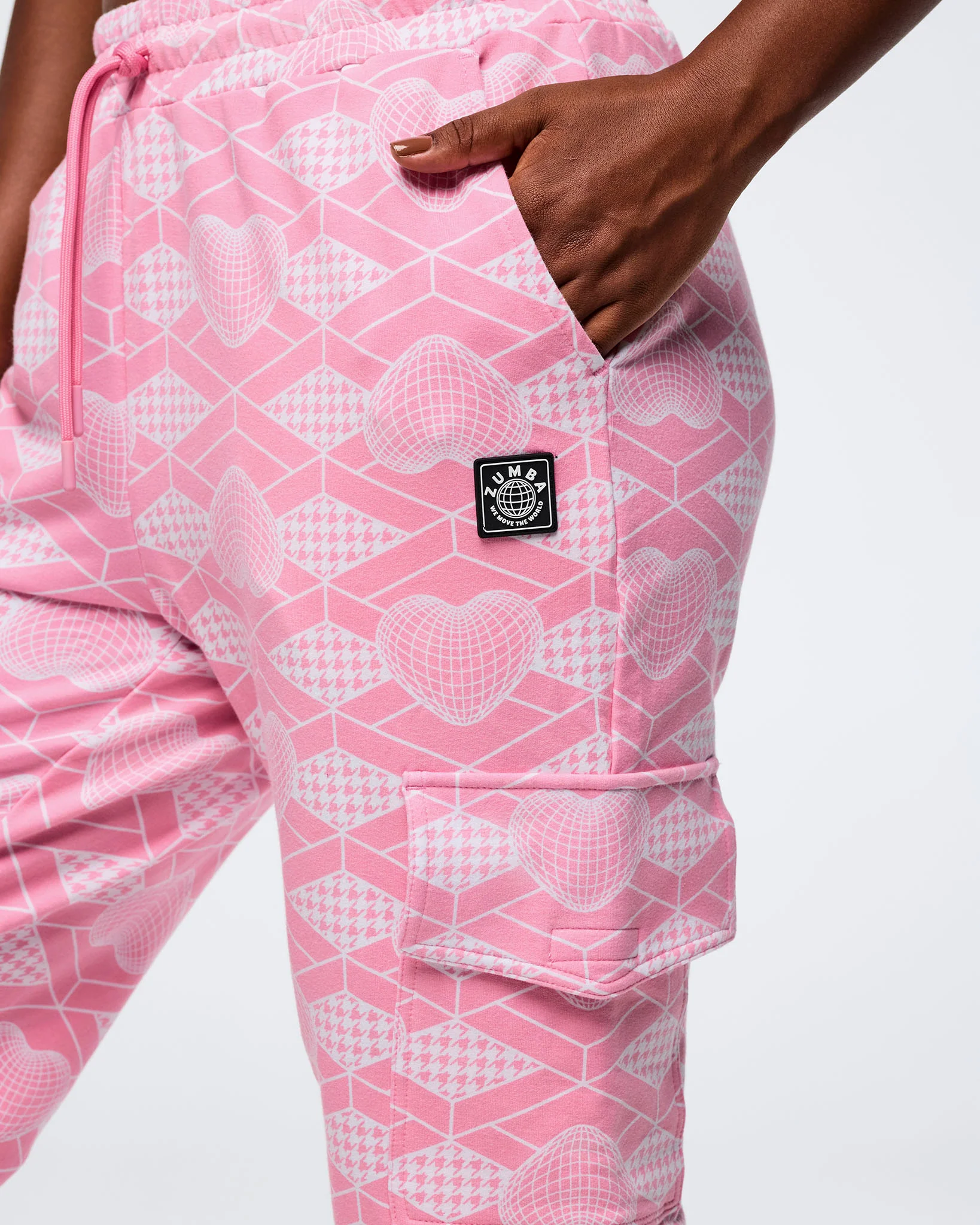 Zumba Amour High Waisted Knit Cargo Pants - Image 4