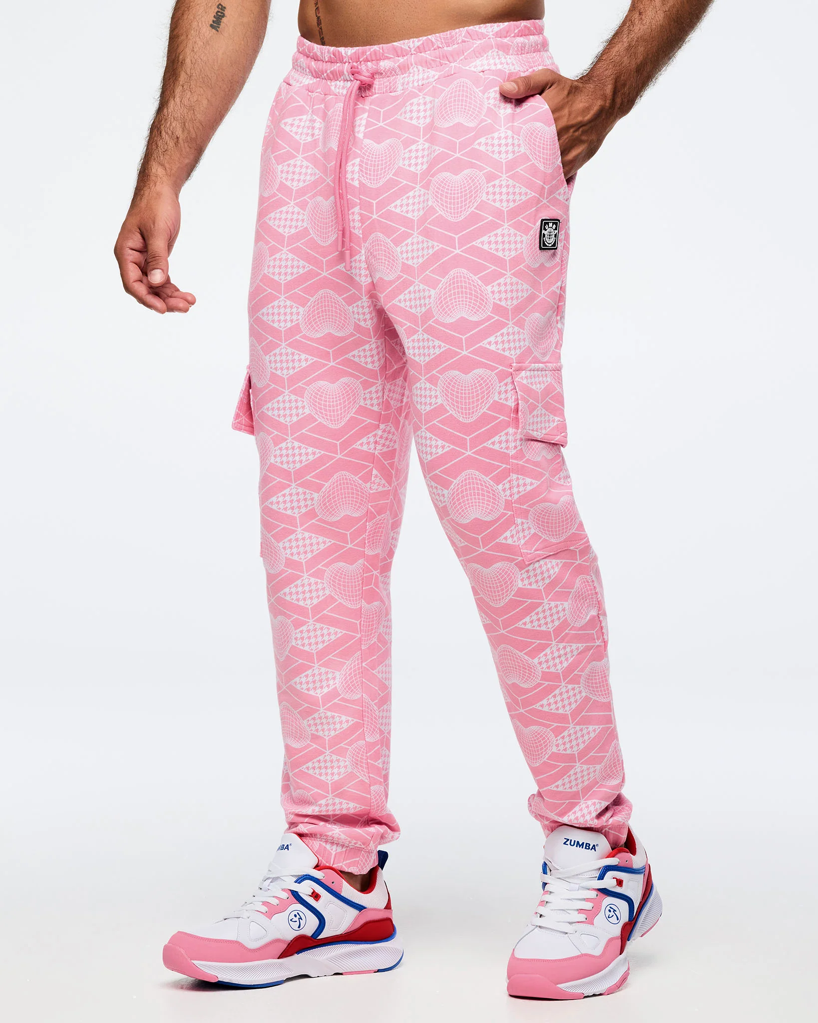 Zumba Amour High Waisted Knit Cargo Pants - Image 5