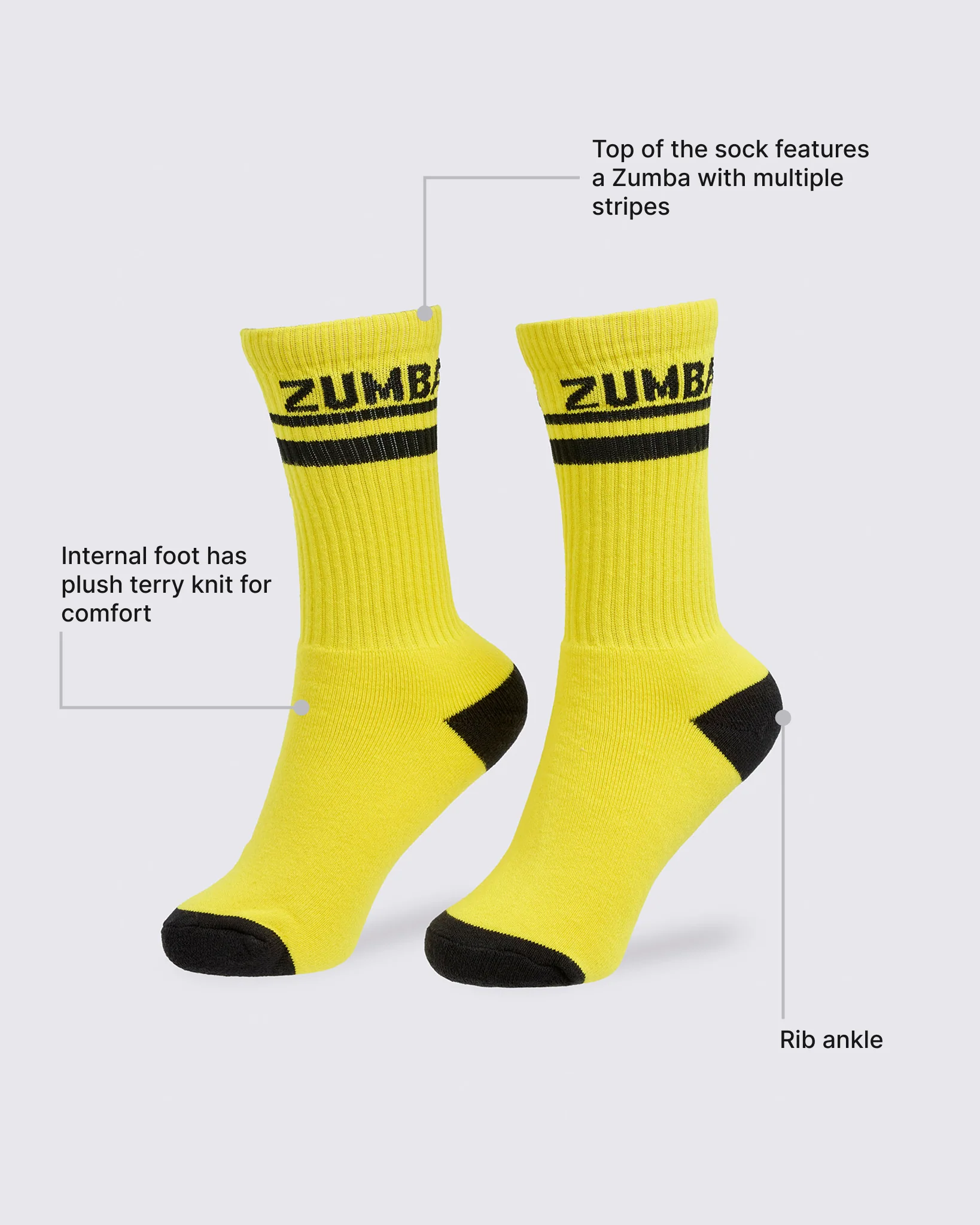Zumba Core Plush High Socks - Image 7