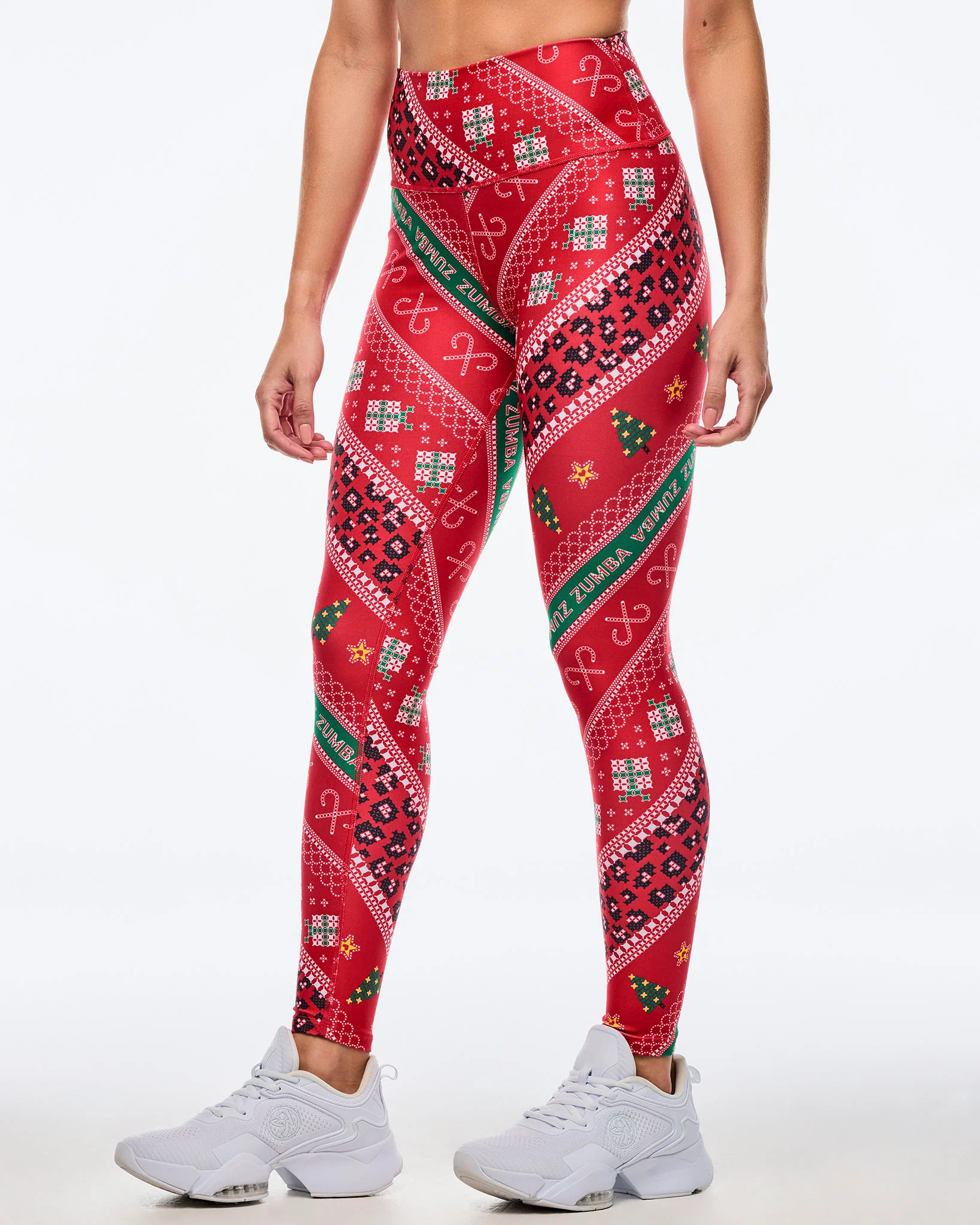 Zumba Holiday High Waisted Ankle Leggings - Image 7