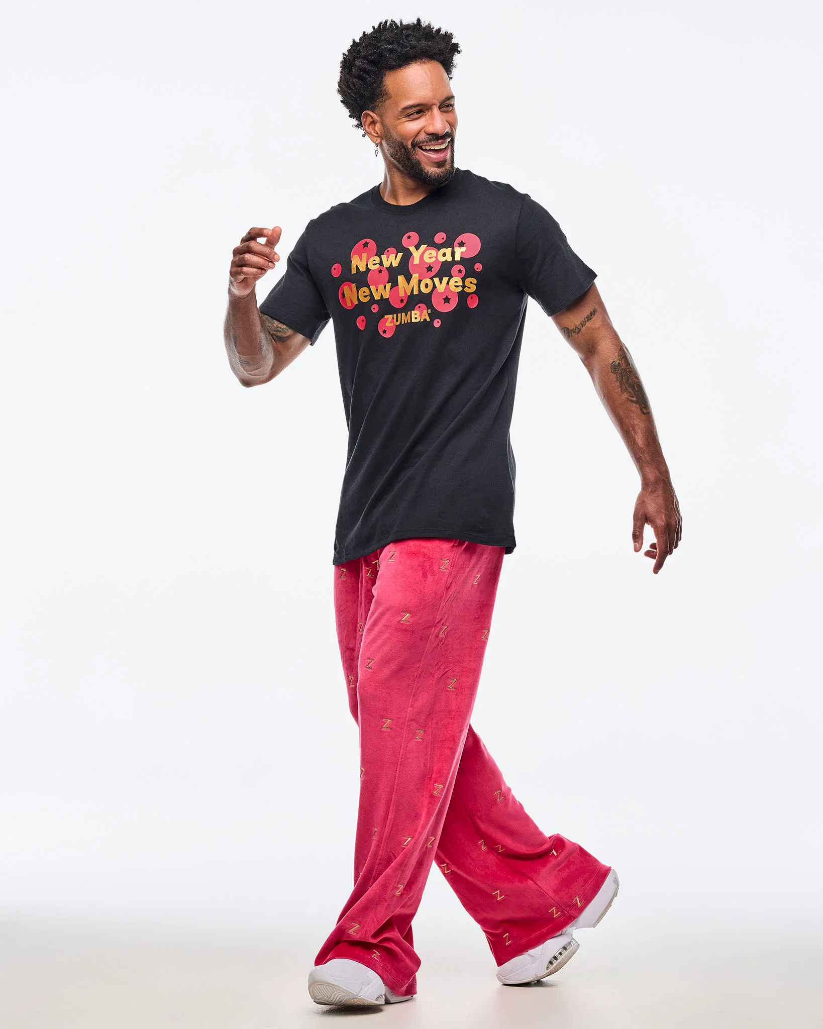 Zumba Holiday Unisex Crew Neck Tee - Black - Image 3