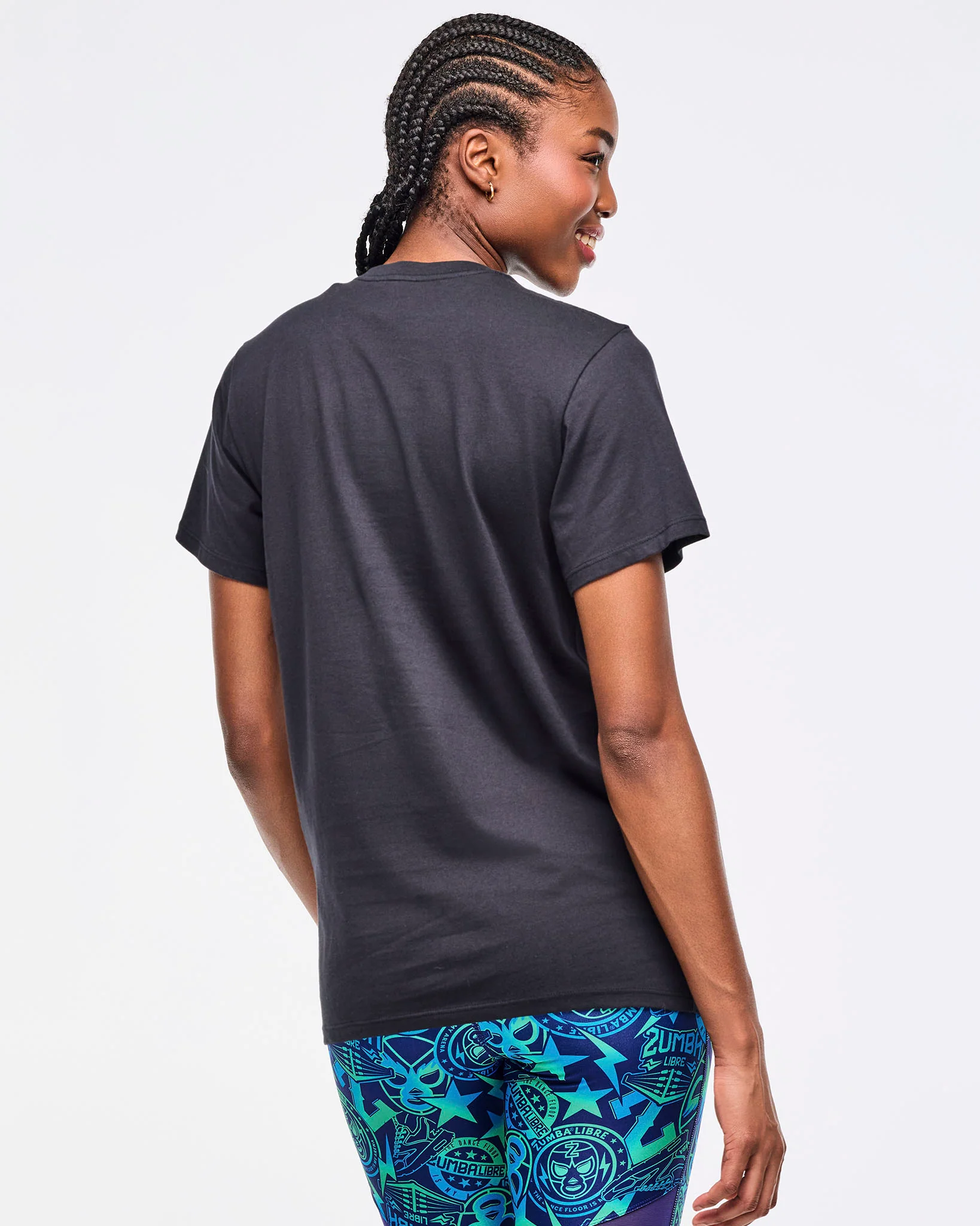 Zumba Libre Crew Neck Tee 2.0 - Bold Black - Image 5