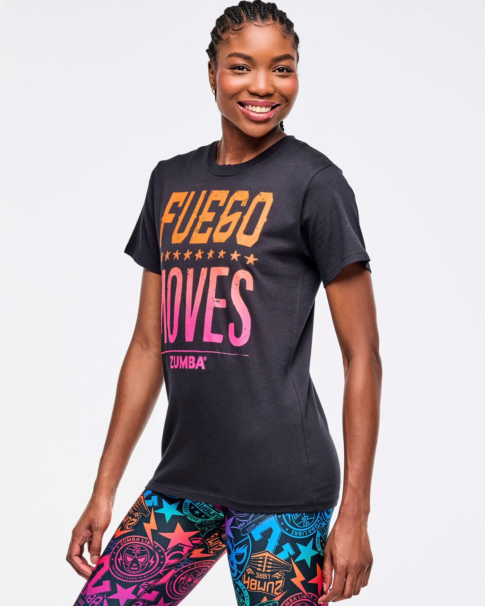 Zumba Libre Crew Neck Instructor Tee - Bold Black - Image 3